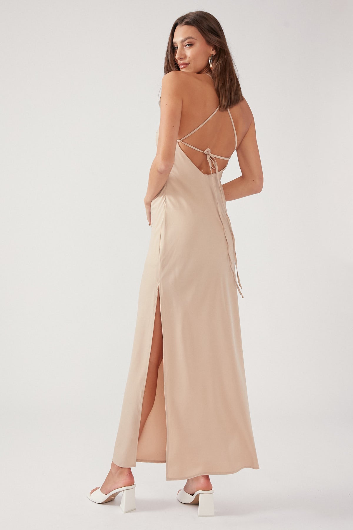 Perfect Stranger Mira Maxi Dress Gold