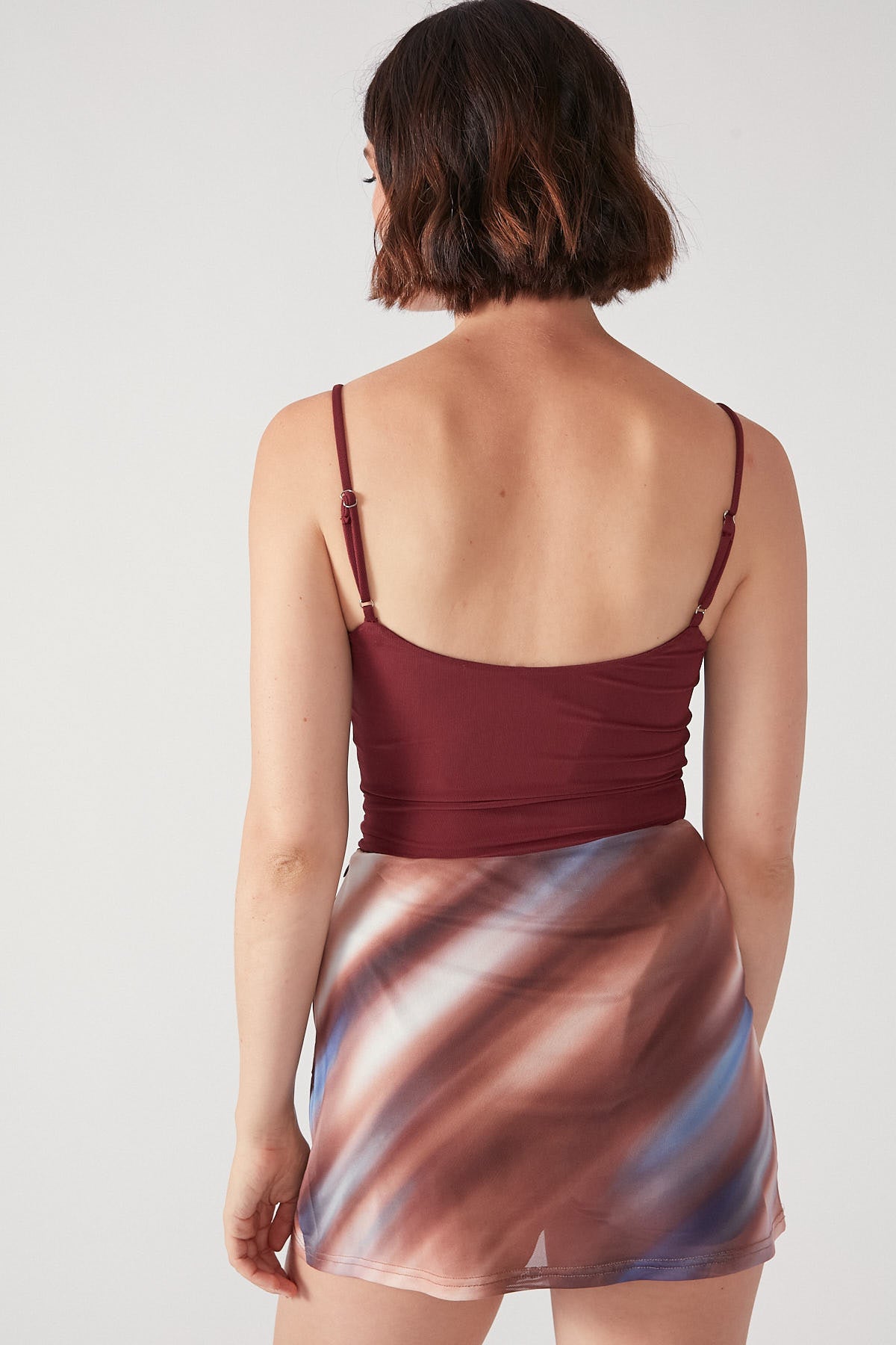Perfect Stranger Mystery Mesh Cami Berry