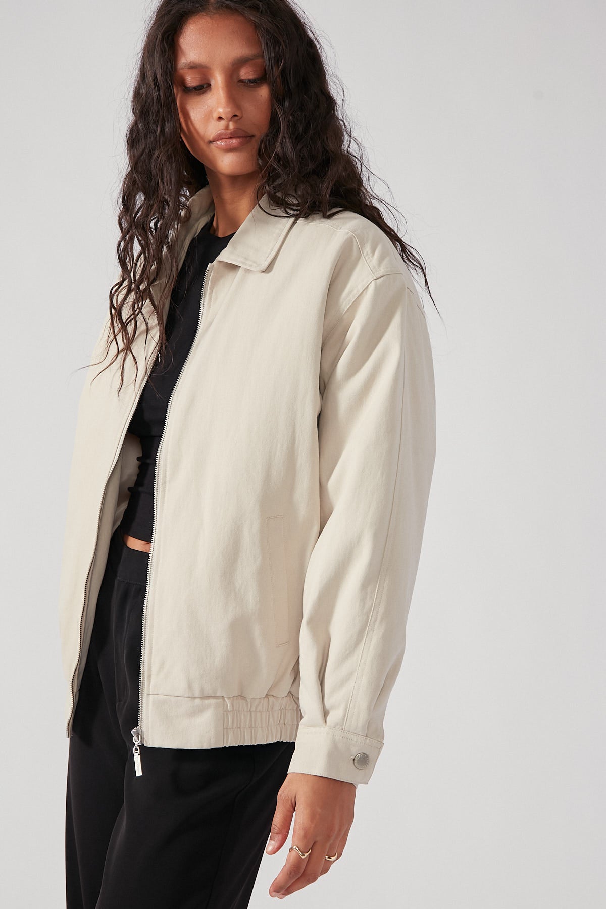 Perfect Stranger Nicholas Bomber Jacket Tan
