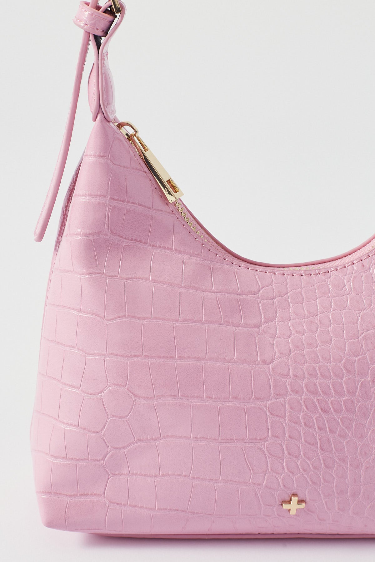 Peta + Jain Cambridge Pink Faux Croc/Gold