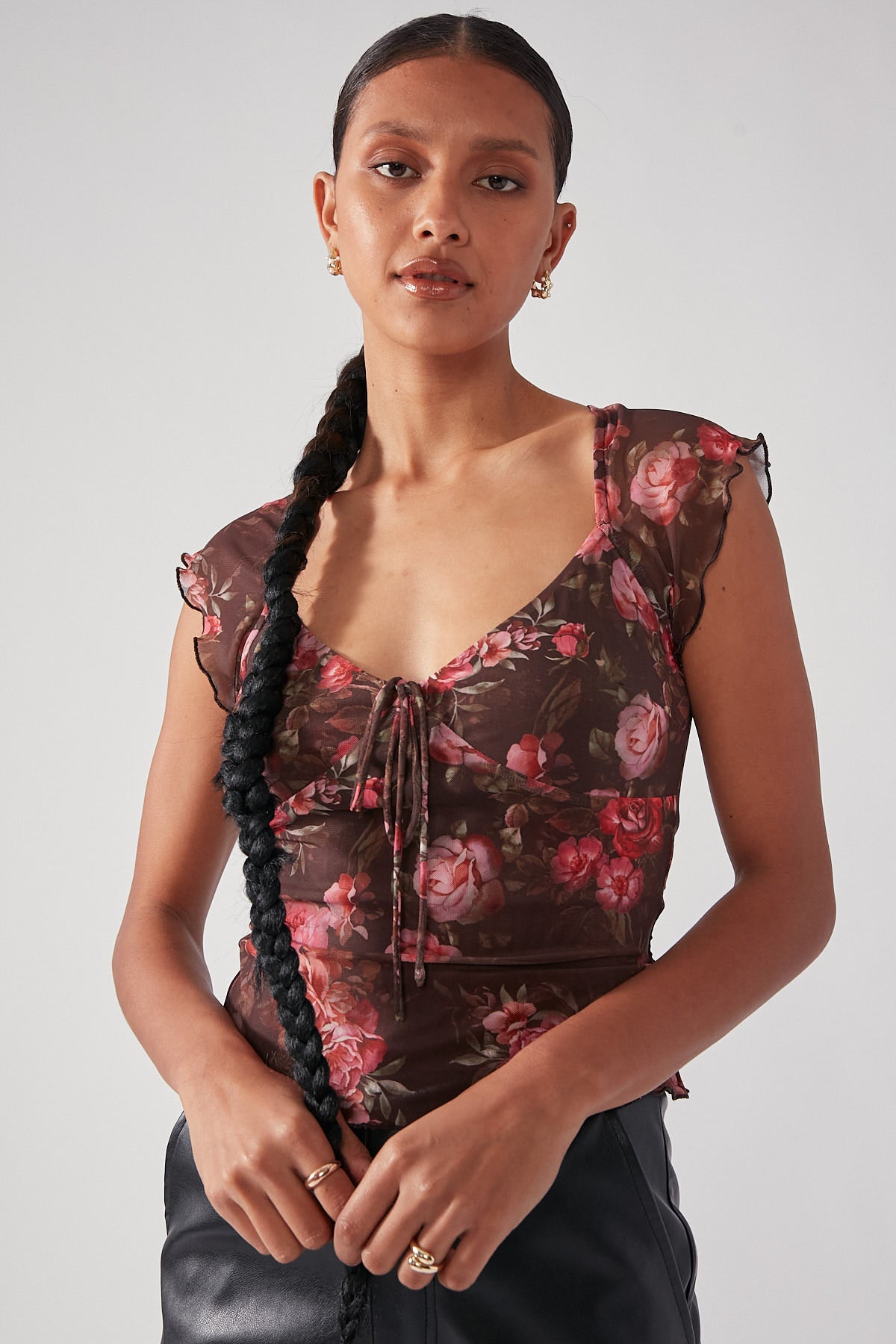 Perfect Stranger Bacio Lovers Recycled Top Multi colour