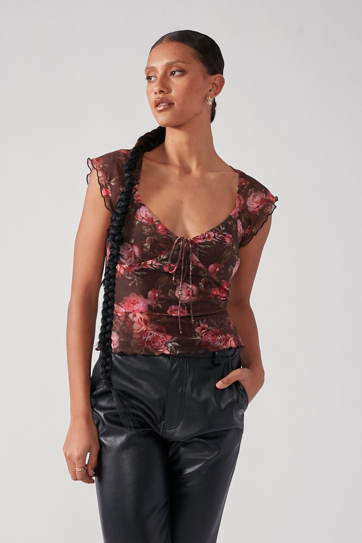 Perfect Stranger Bacio Lovers Recycled Top Multi colour