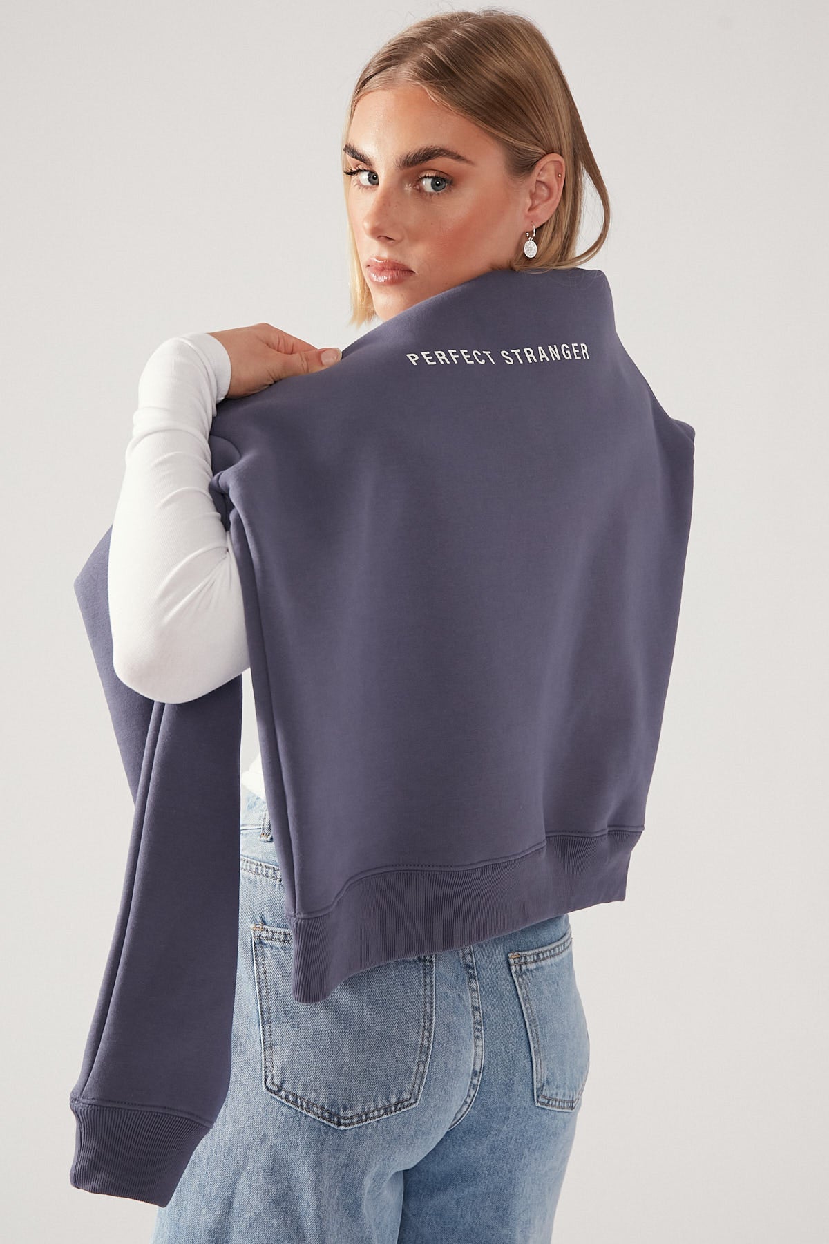 Perfect Stranger Bubble Logo Crewneck