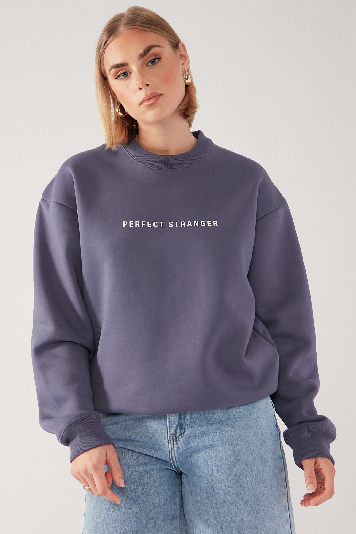 Perfect Stranger Bubble Logo Crewneck