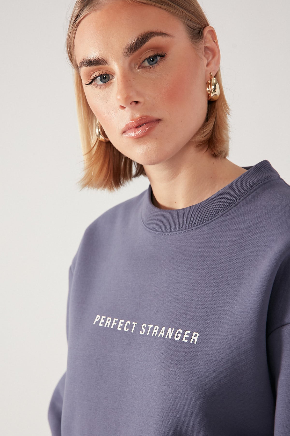 Perfect Stranger Bubble Logo Crewneck