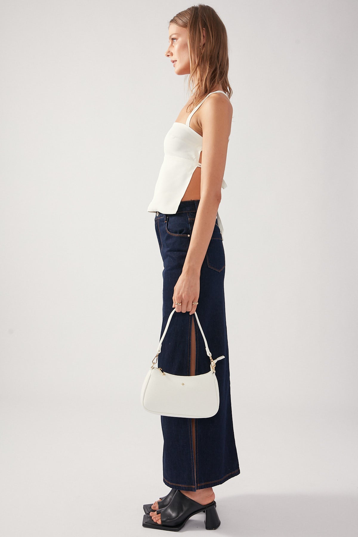 Peta + Jain Rosalia White Pebble/Gold