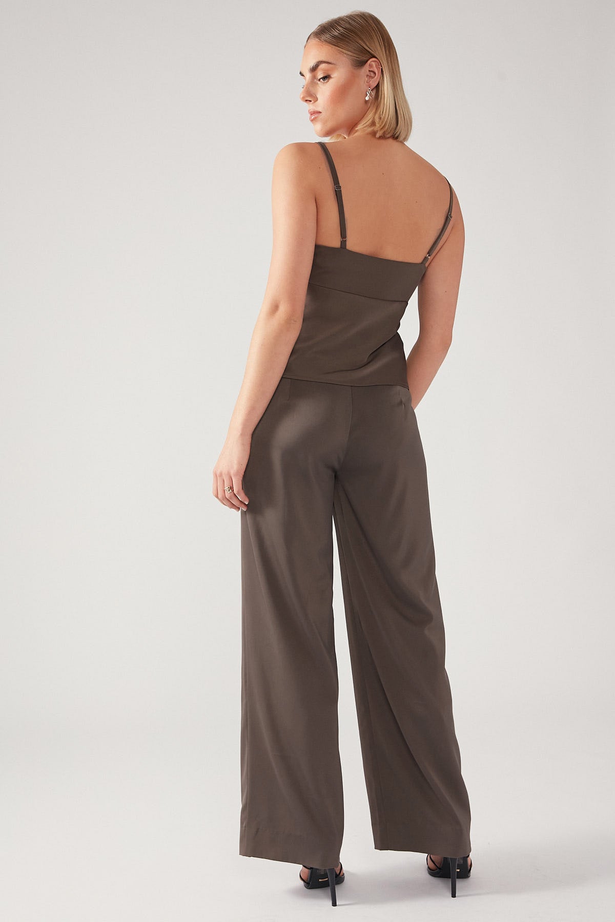 Perfect Stranger Wendy Wide Leg Pant Mushroom