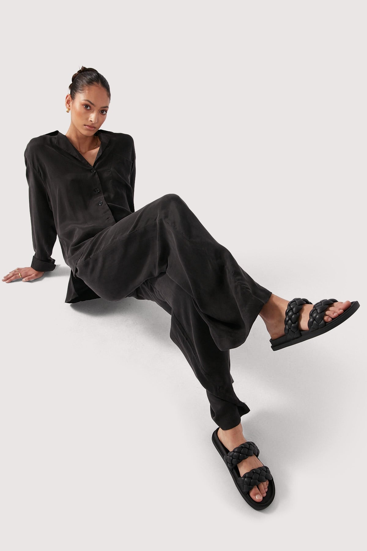 Therapy Elle PU Sandal Black
