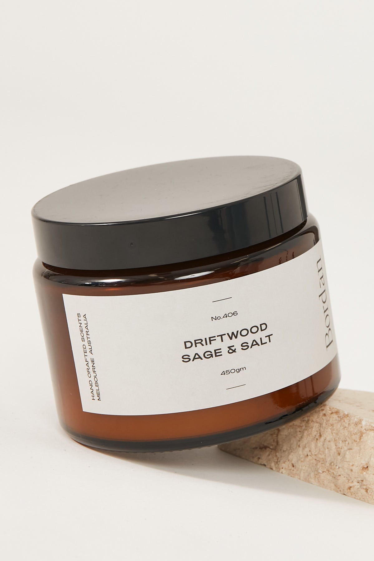 Bordan Driftwood Sage And Salt Candle