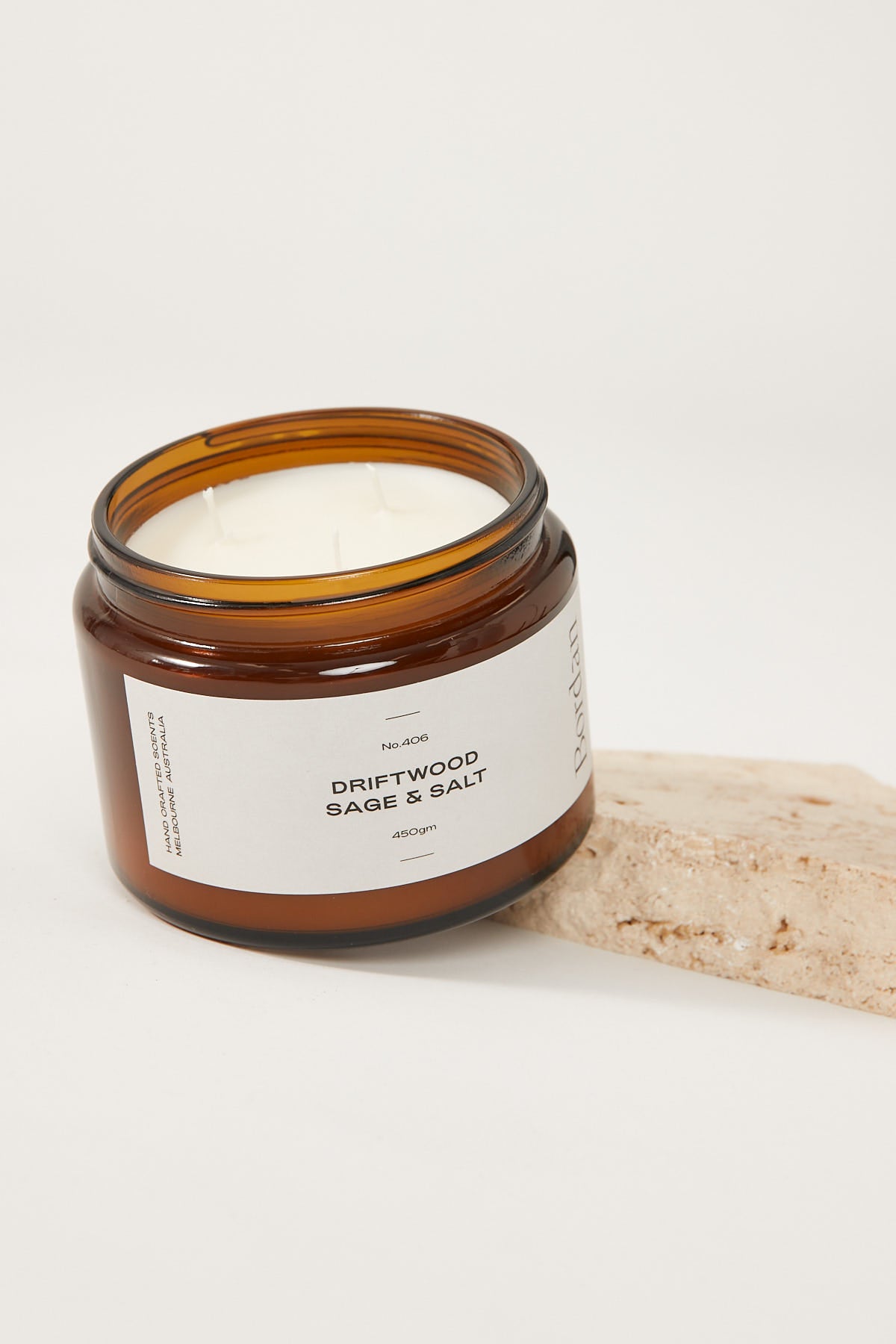 Bordan Driftwood Sage And Salt Candle