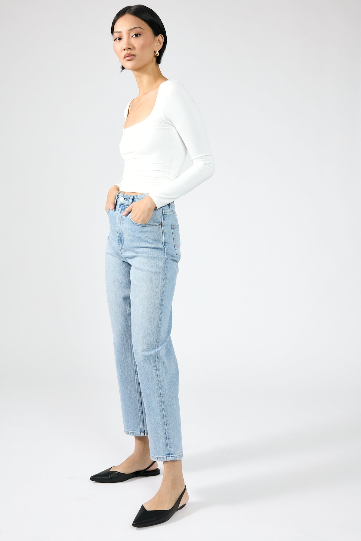 Lee High Straight Crop Astra Fade