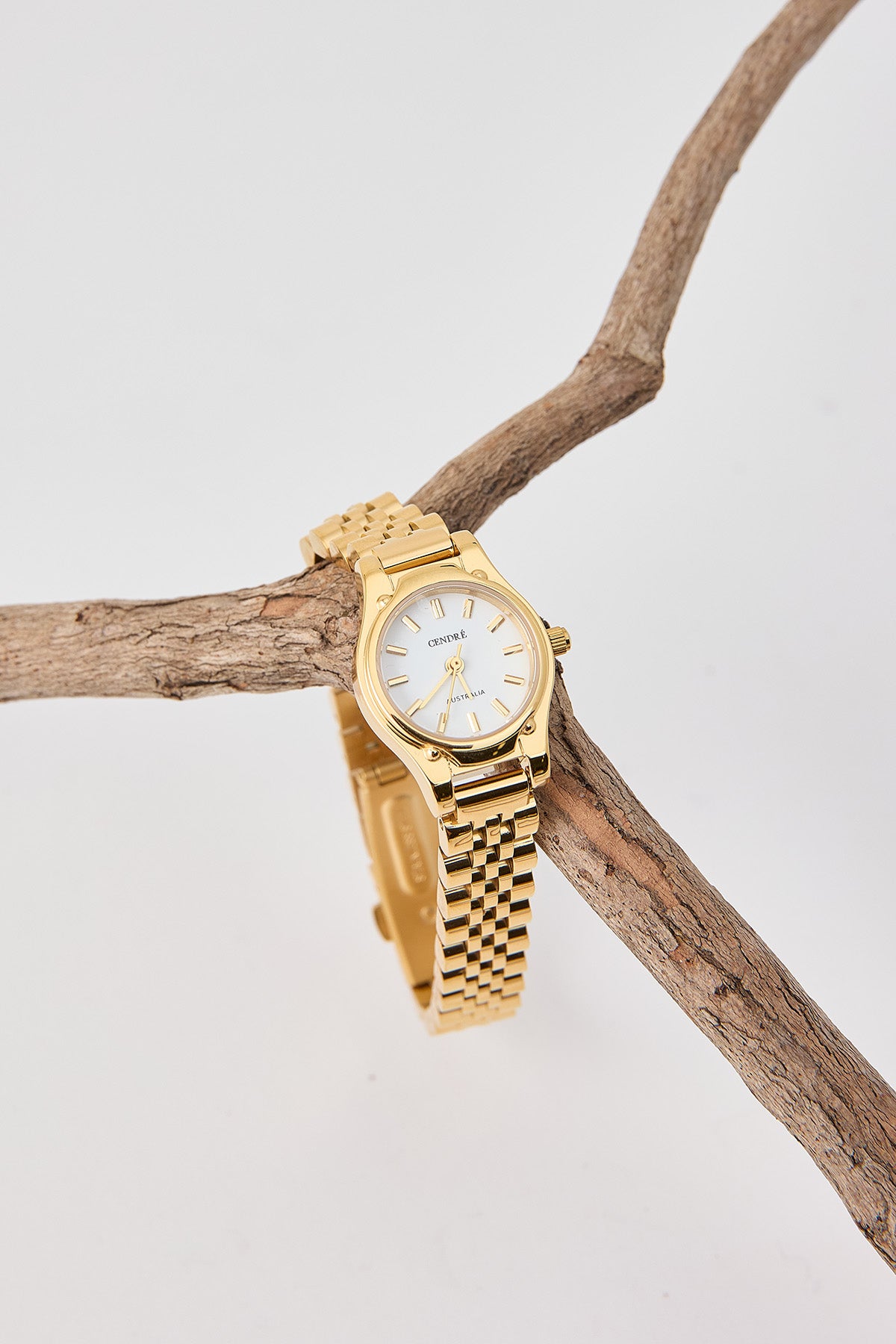 Cendre Isobel Watch Gold/White
