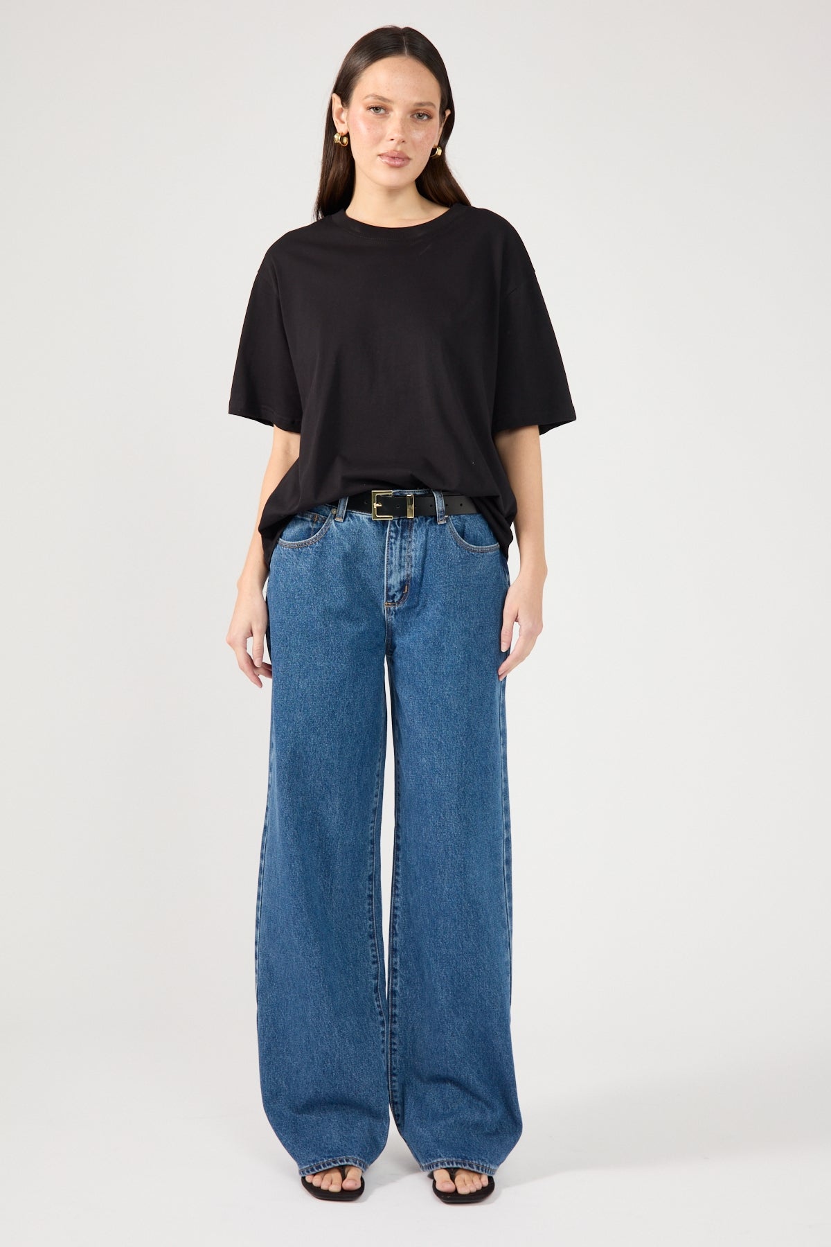 Abrand 95 Mid Rise Baggy Jean Bella