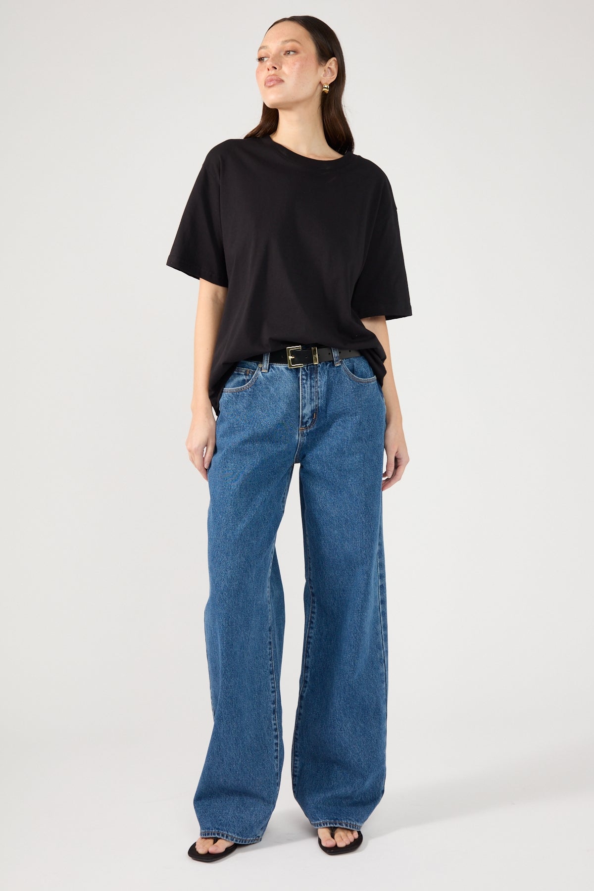 Abrand 95 Mid Rise Baggy Jean Bella