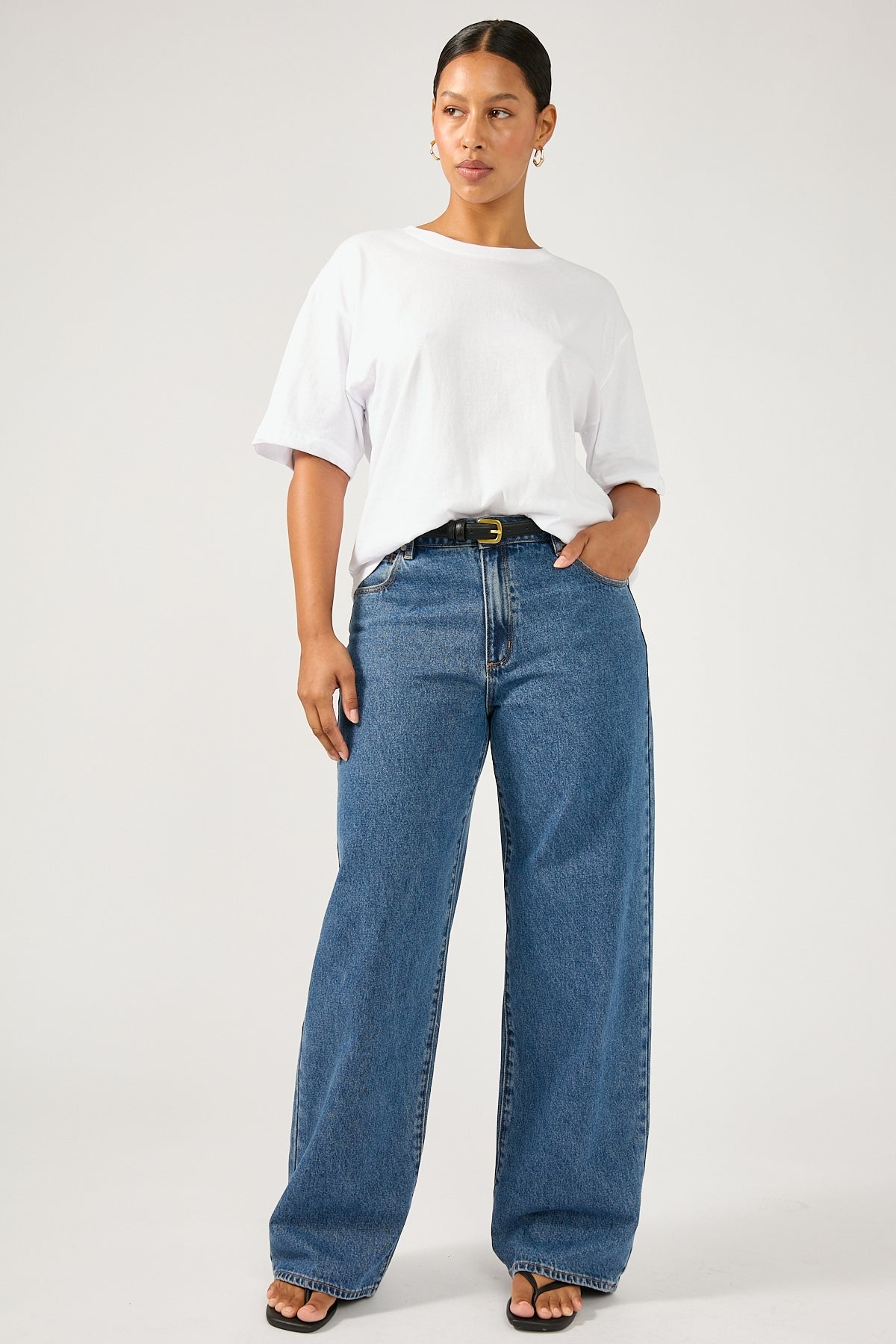 Abrand 95 Mid Rise Baggy Jean Bella