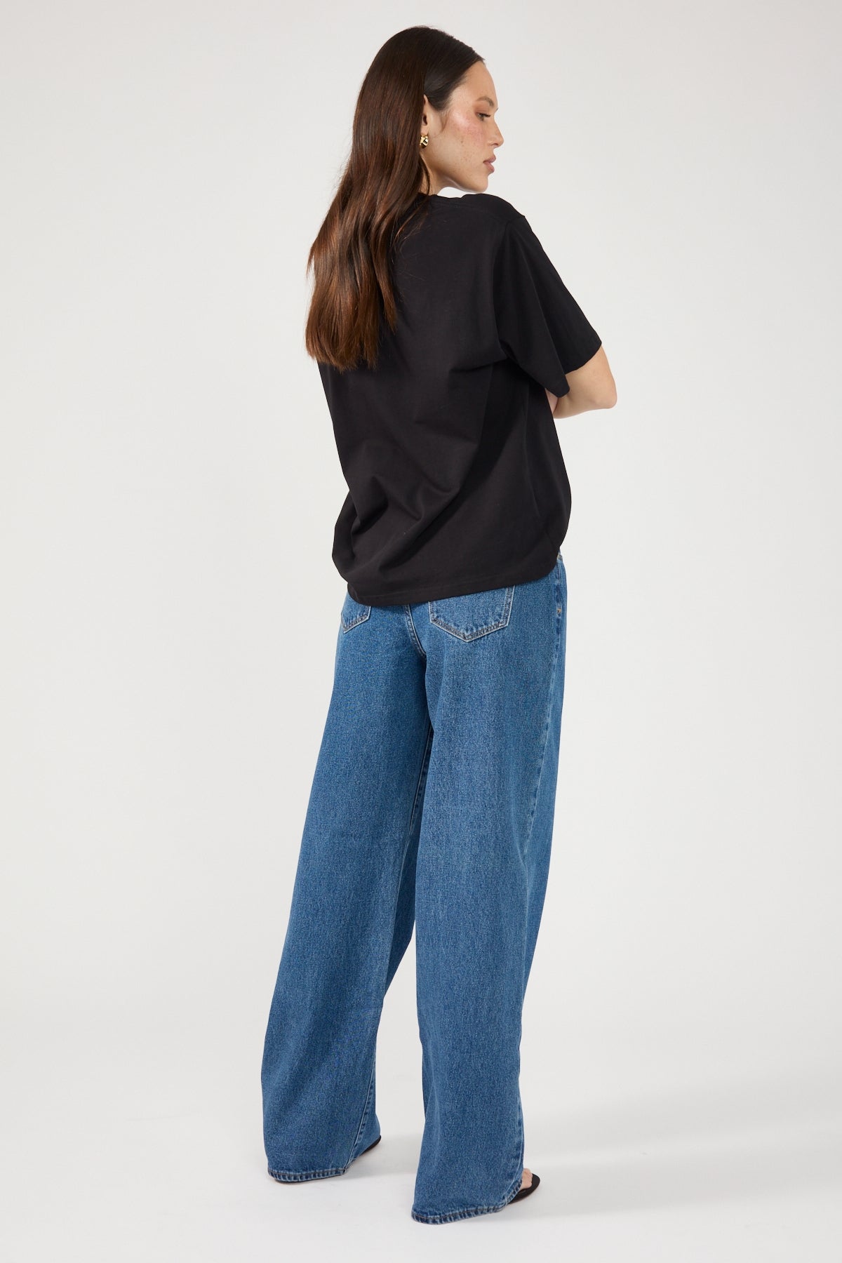 Abrand 95 Mid Rise Baggy Jean Bella