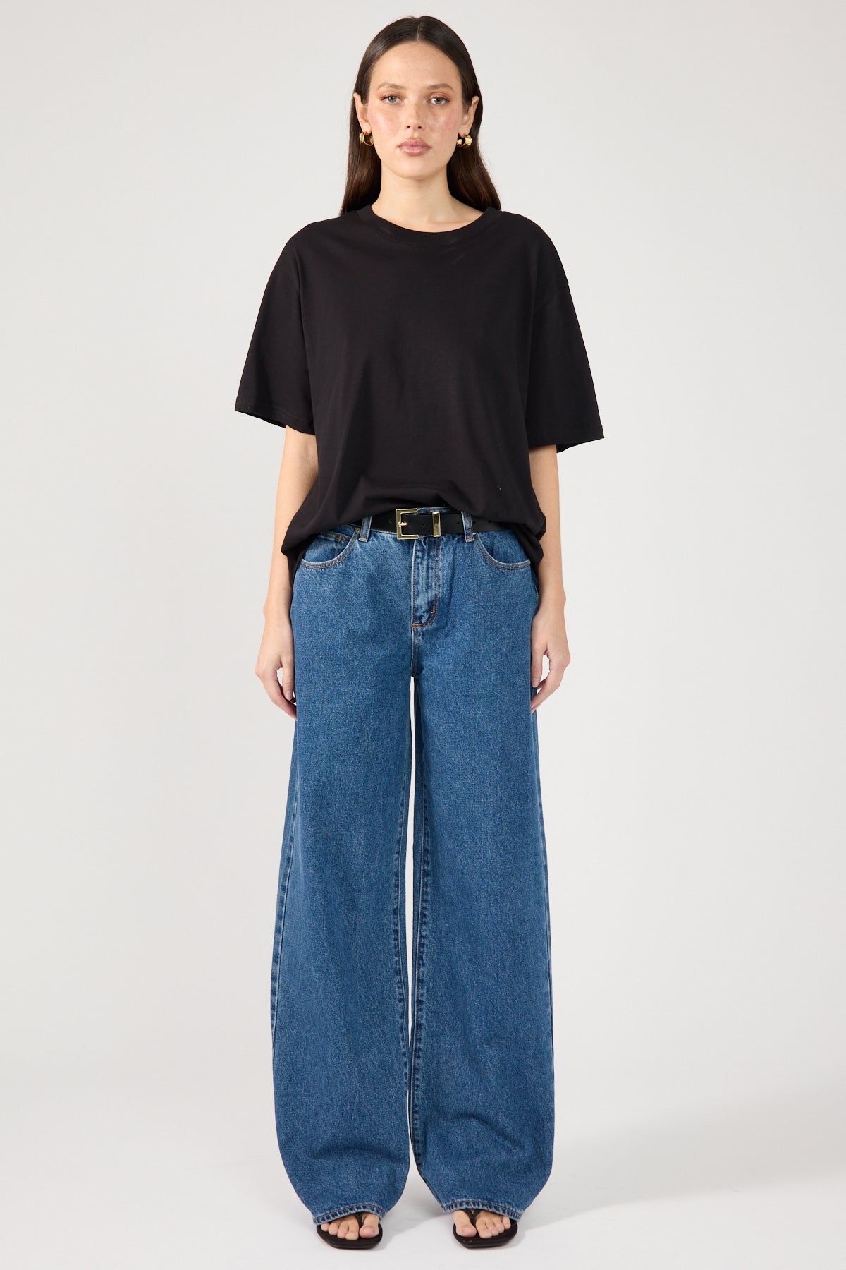 Abrand 95 Mid Rise Baggy Jean Bella