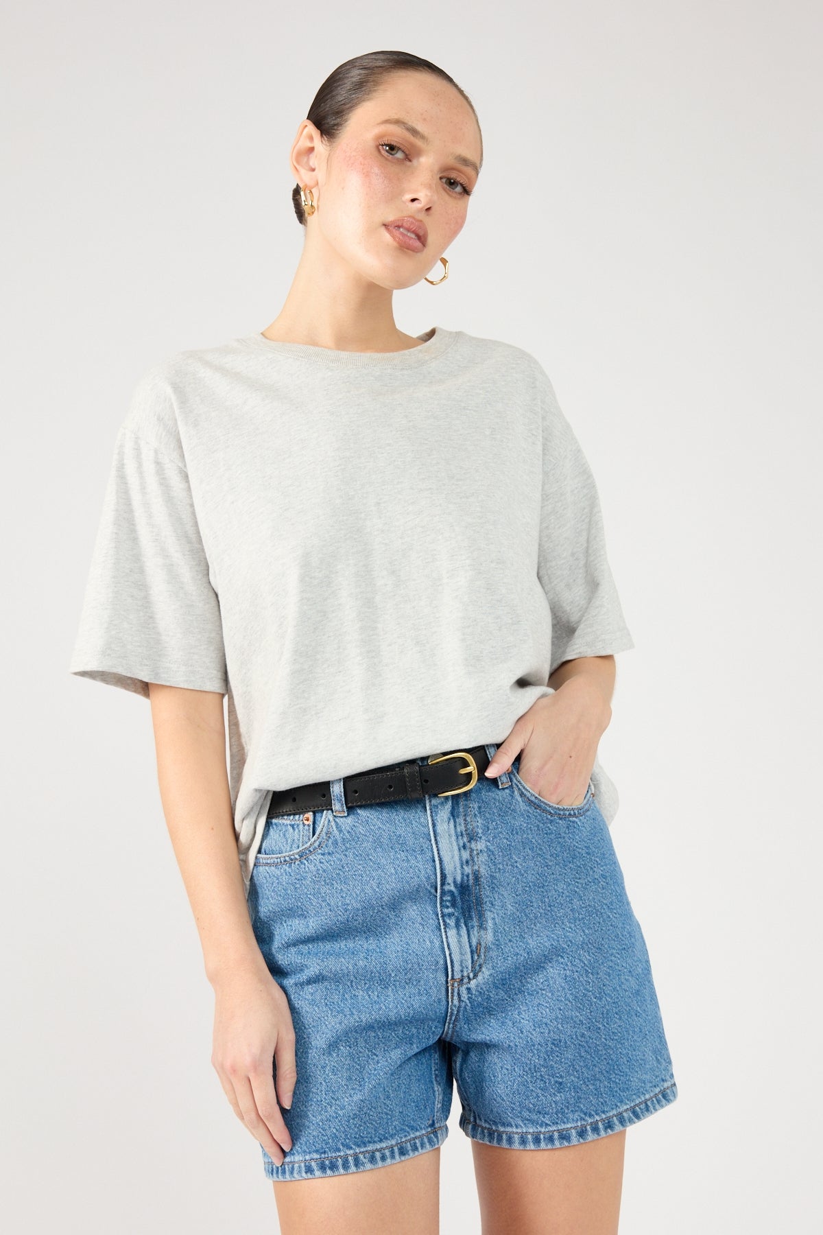 Lee High Moms Short Bold Blue - Main Image