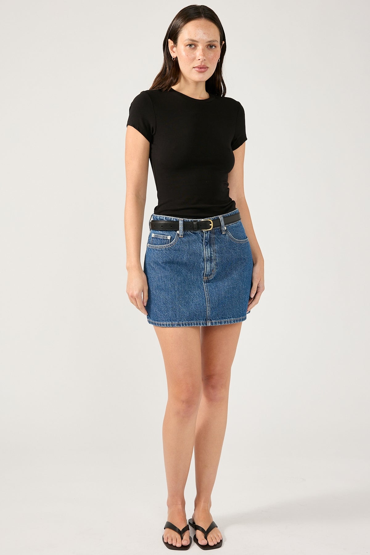 Lee Relaxed Mini Skirt Blue Dreamer