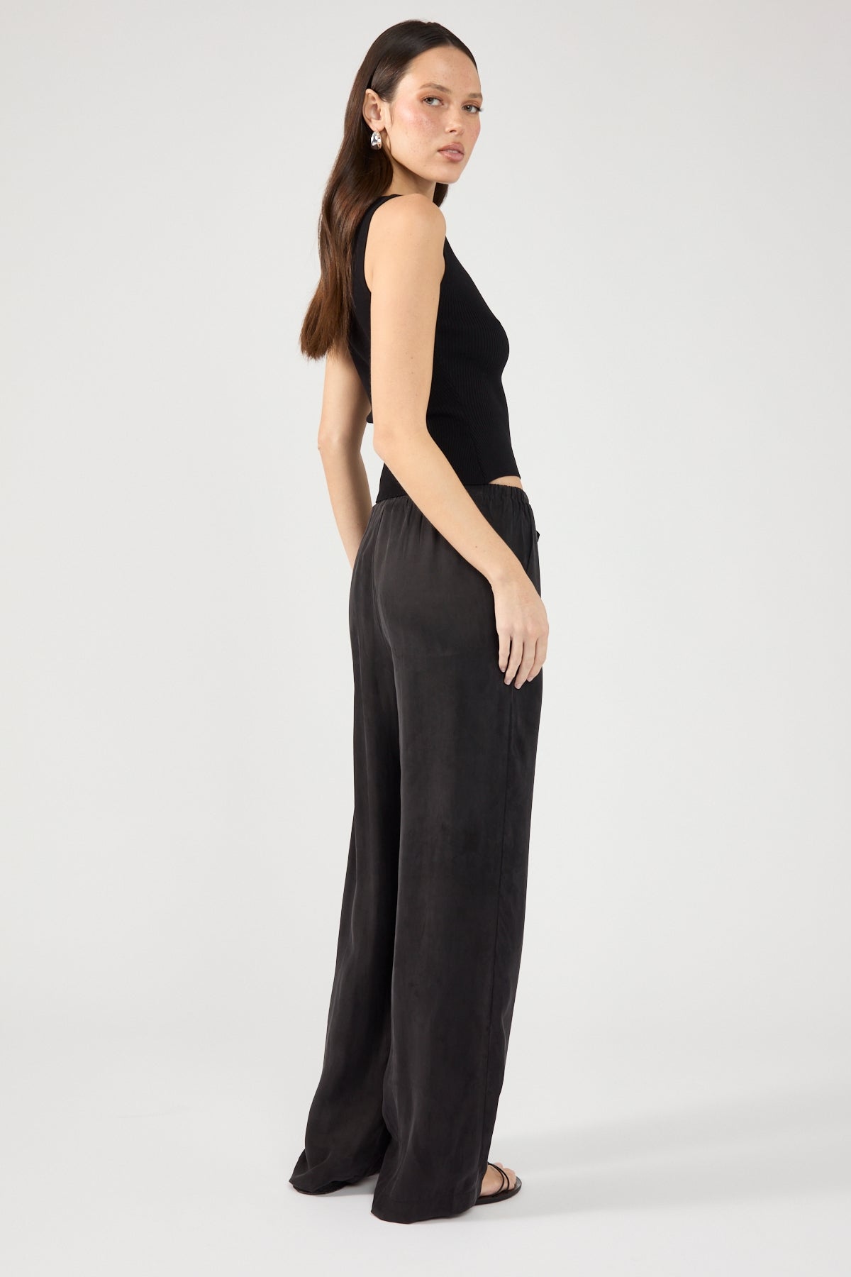 Perfect Stranger Ace Cupro Pant Black