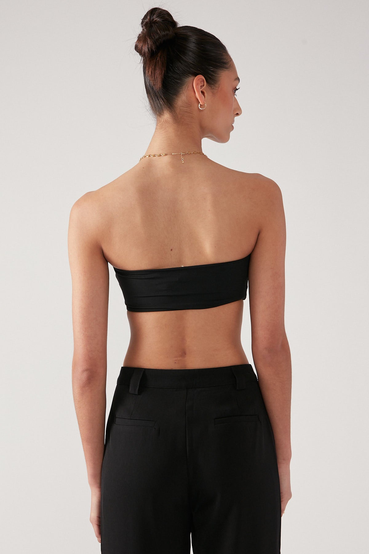 Perfect Stranger Strapless Basic Bandeau Black