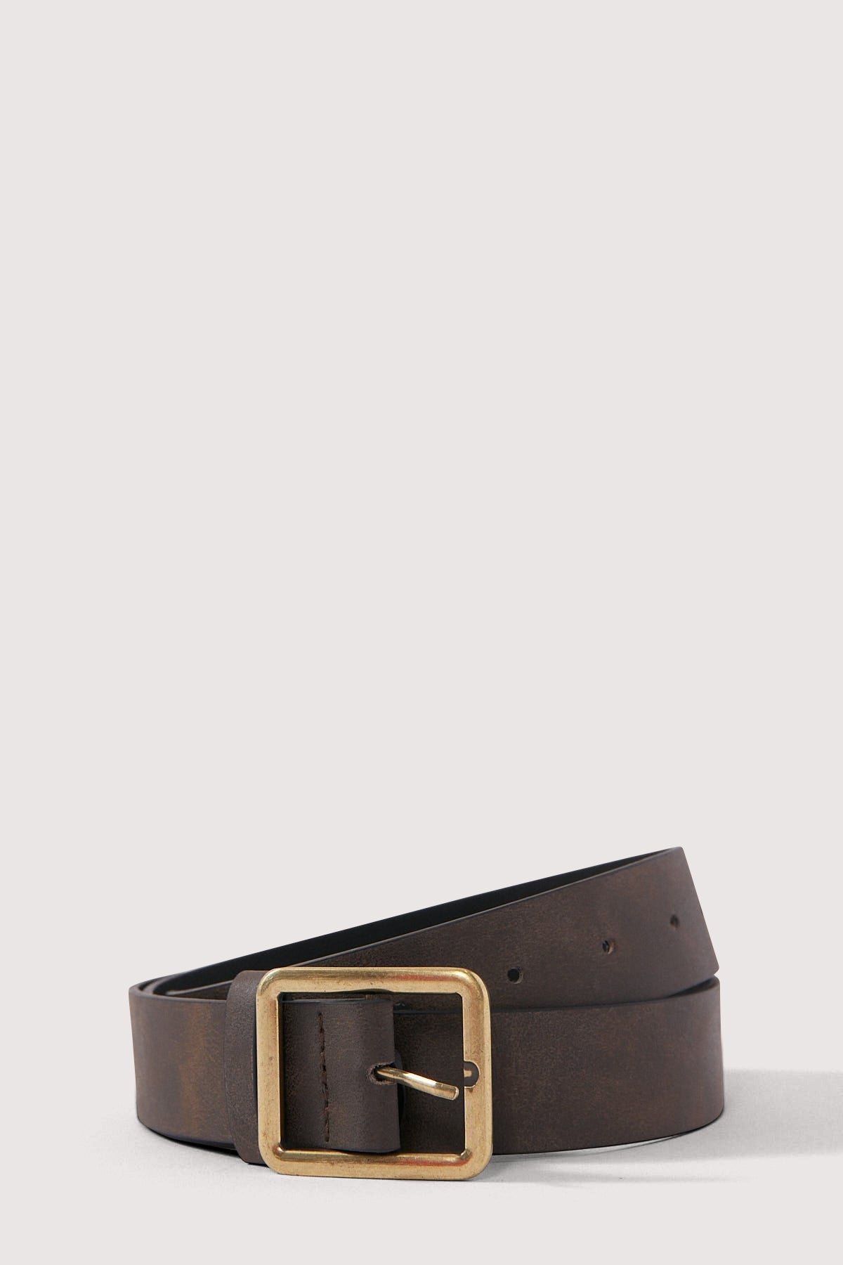 Token Squared Belt Brown