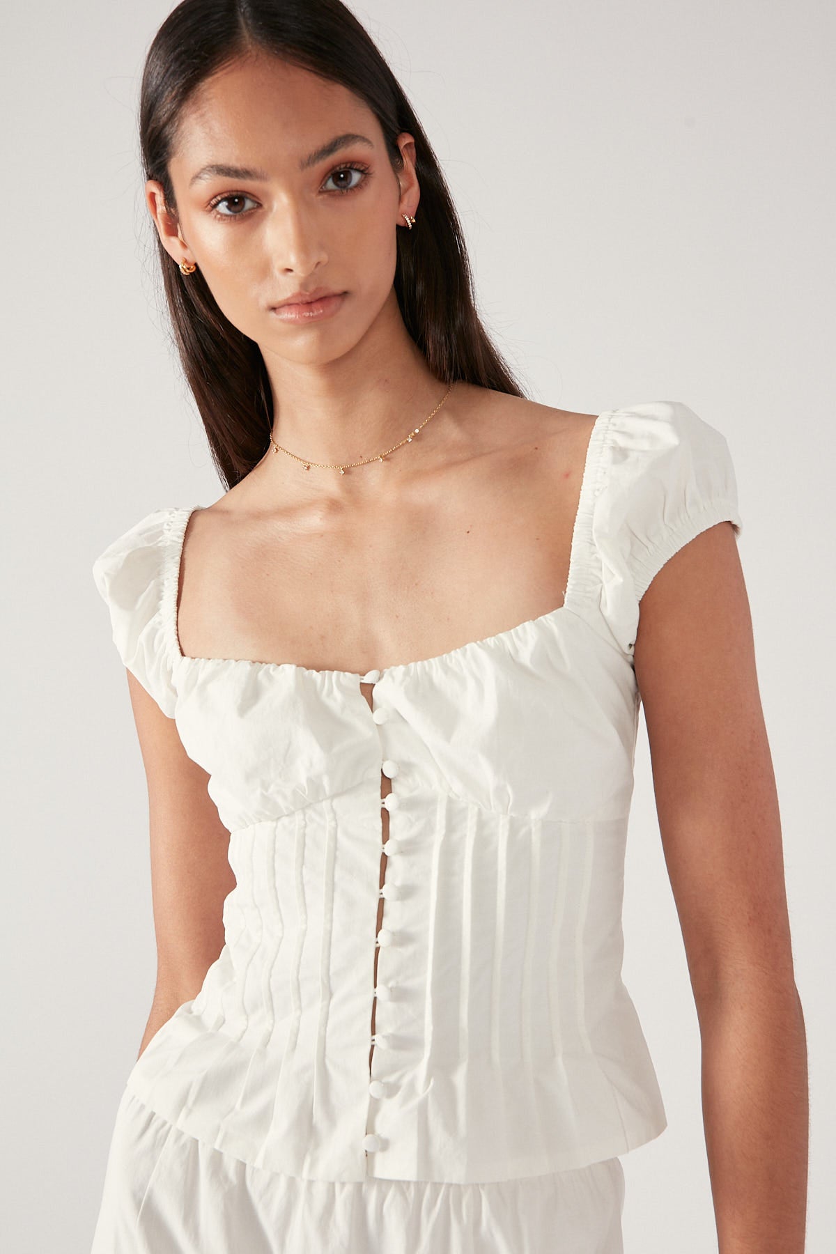 Perfect Stranger Sweet Summer Blouse White