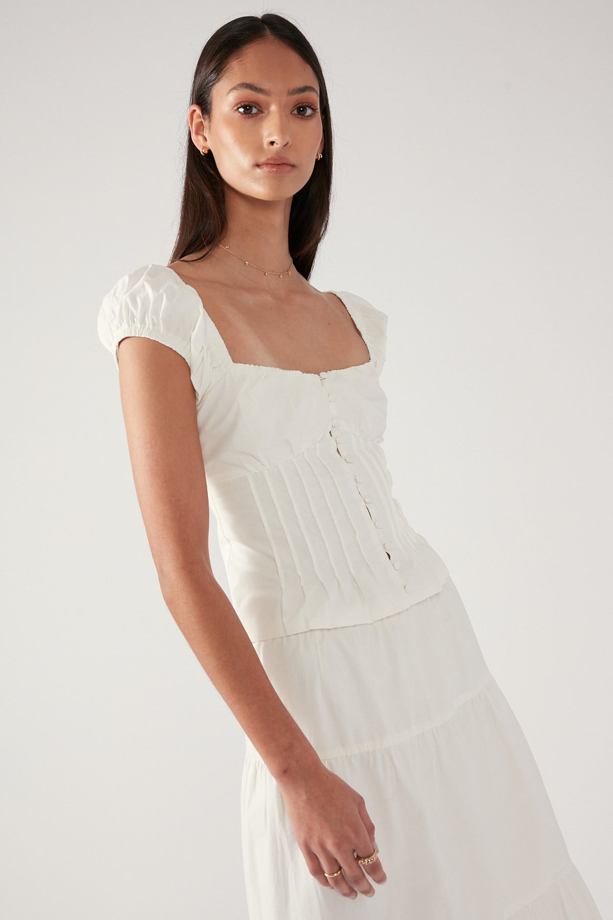 Perfect Stranger Sweet Summer Blouse White