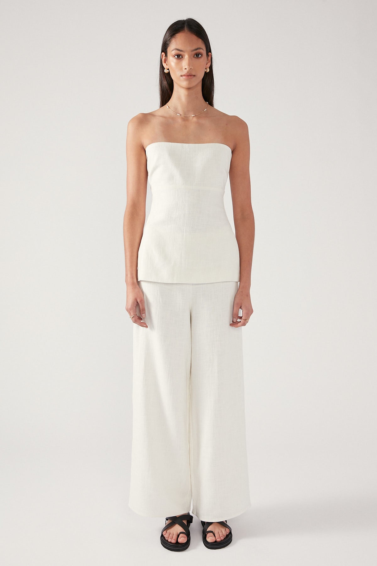 Perfect Stranger MENORCA STRAPLESS TOP Cream
