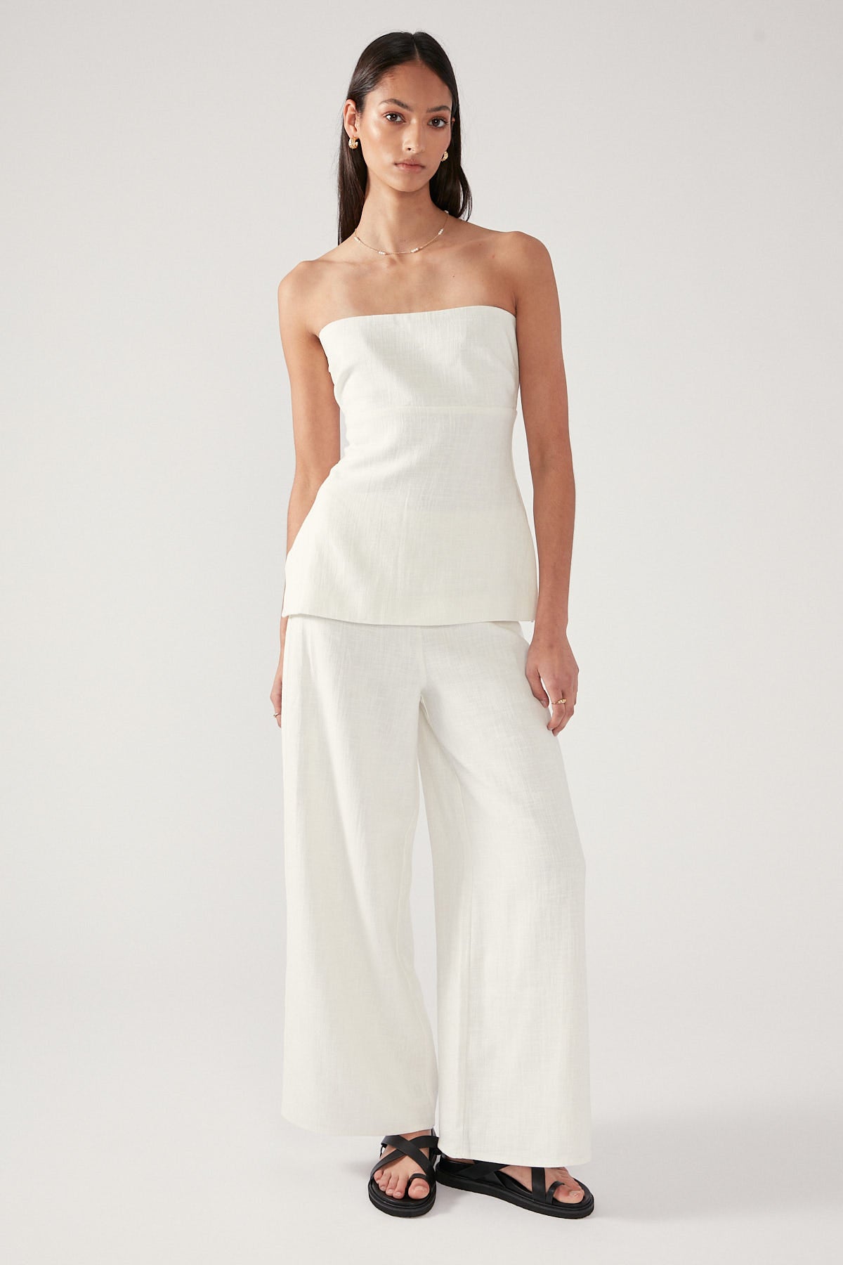 Perfect Stranger MENORCA STRAPLESS TOP Cream