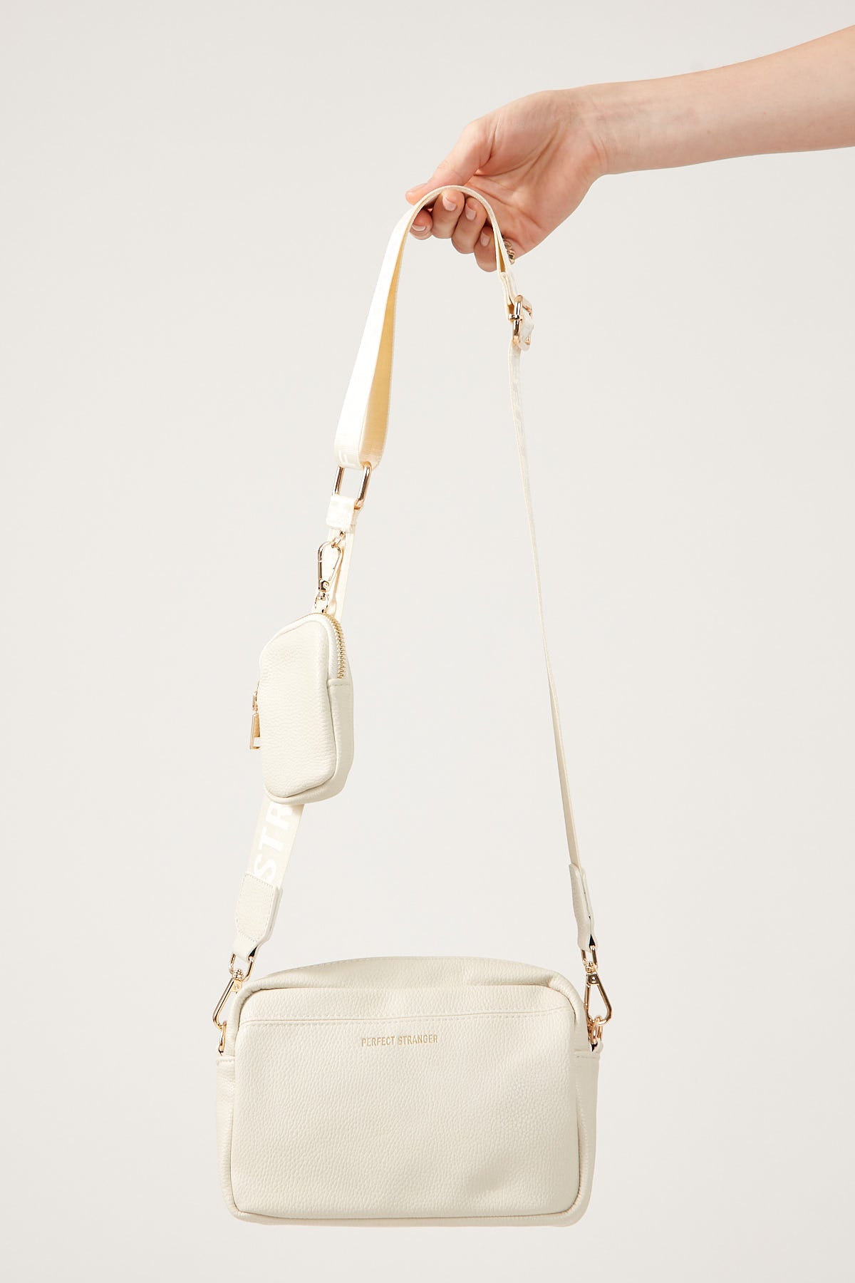 Perfect Stranger Camera Shoulder Bag Nude