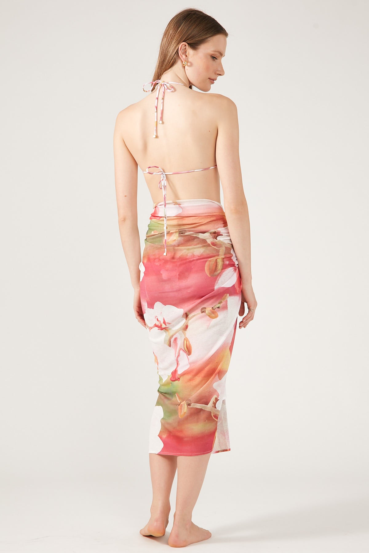 Perfect Stranger Dominique Elissa Orchid Oasis Scarf Multi