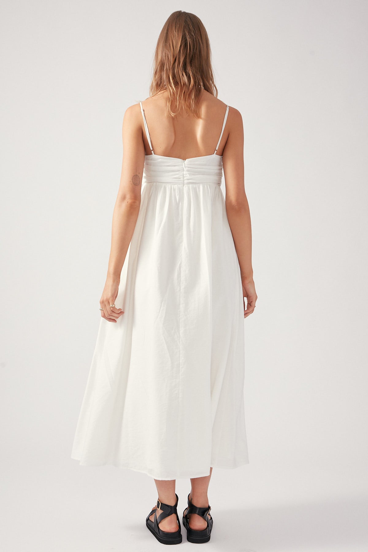 Perfect Stranger Sea Breeze Midi Dress White