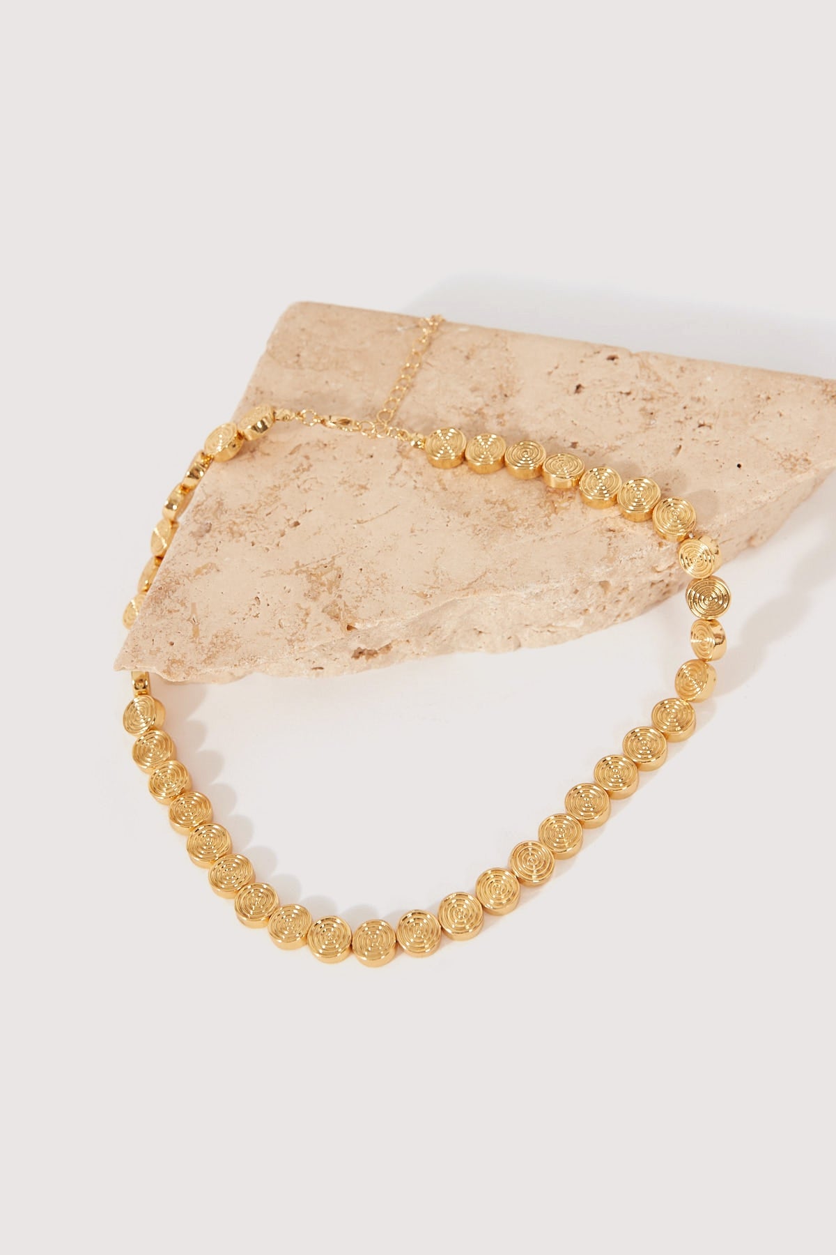Perfect Stranger Theia Spiral Necklace 18k Gold Plated 18K Gold Plated