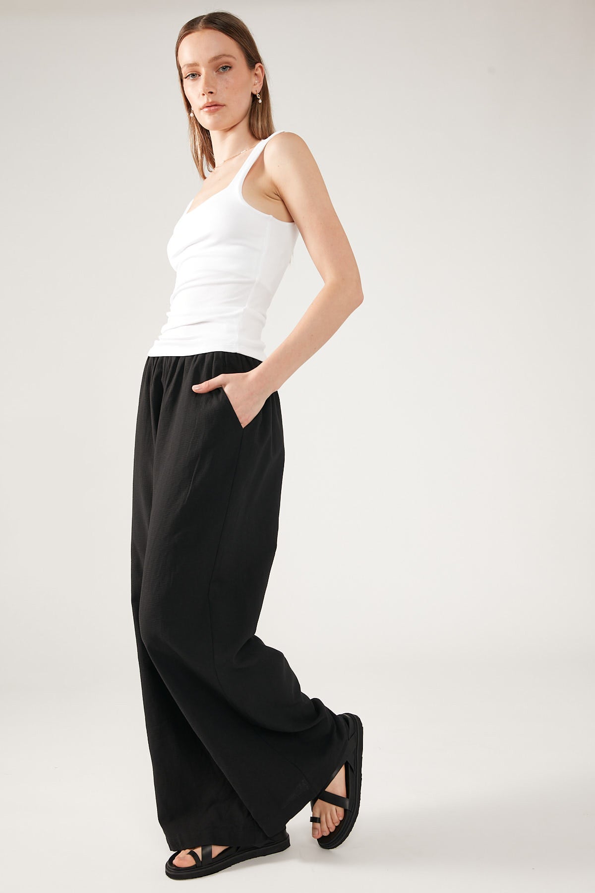 Perfect Stranger MIRA BEACH PANT Black