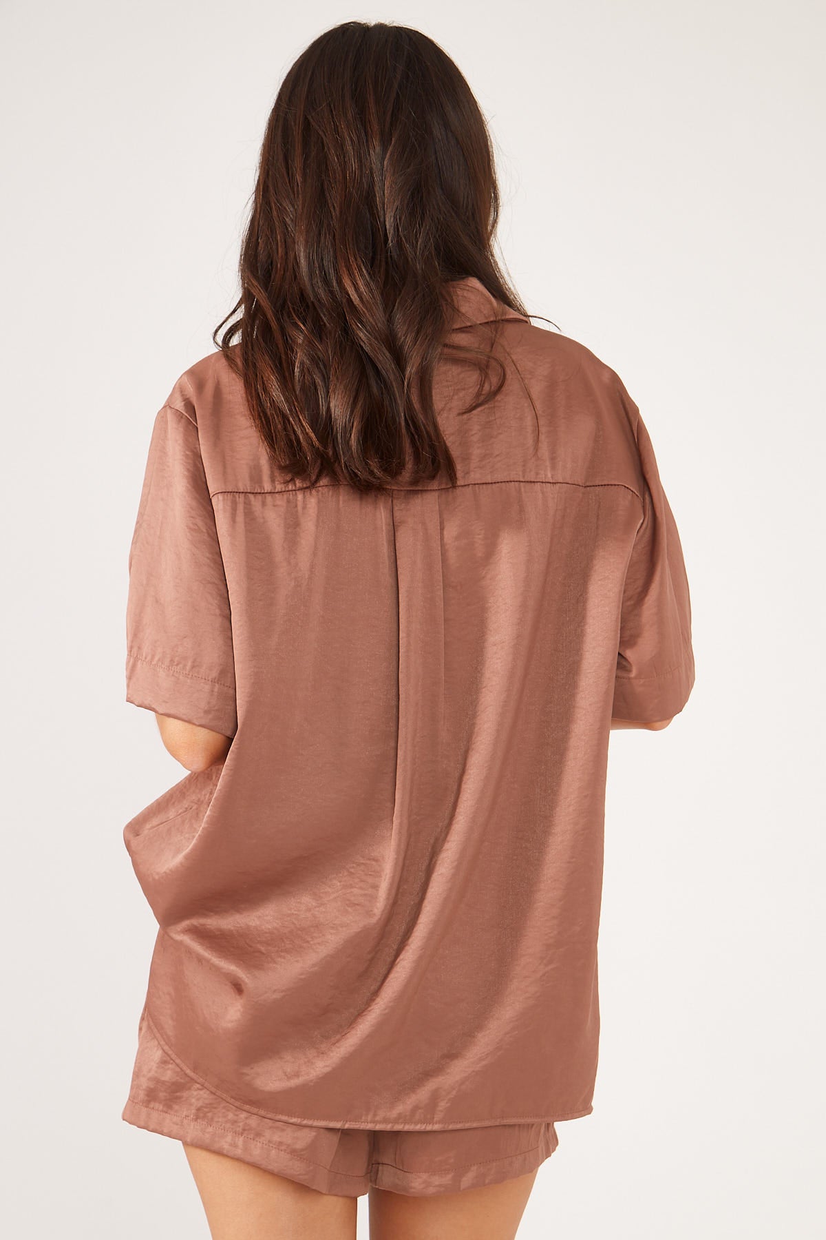 Perfect Stranger Rico Short Sleeve Shirt Brown