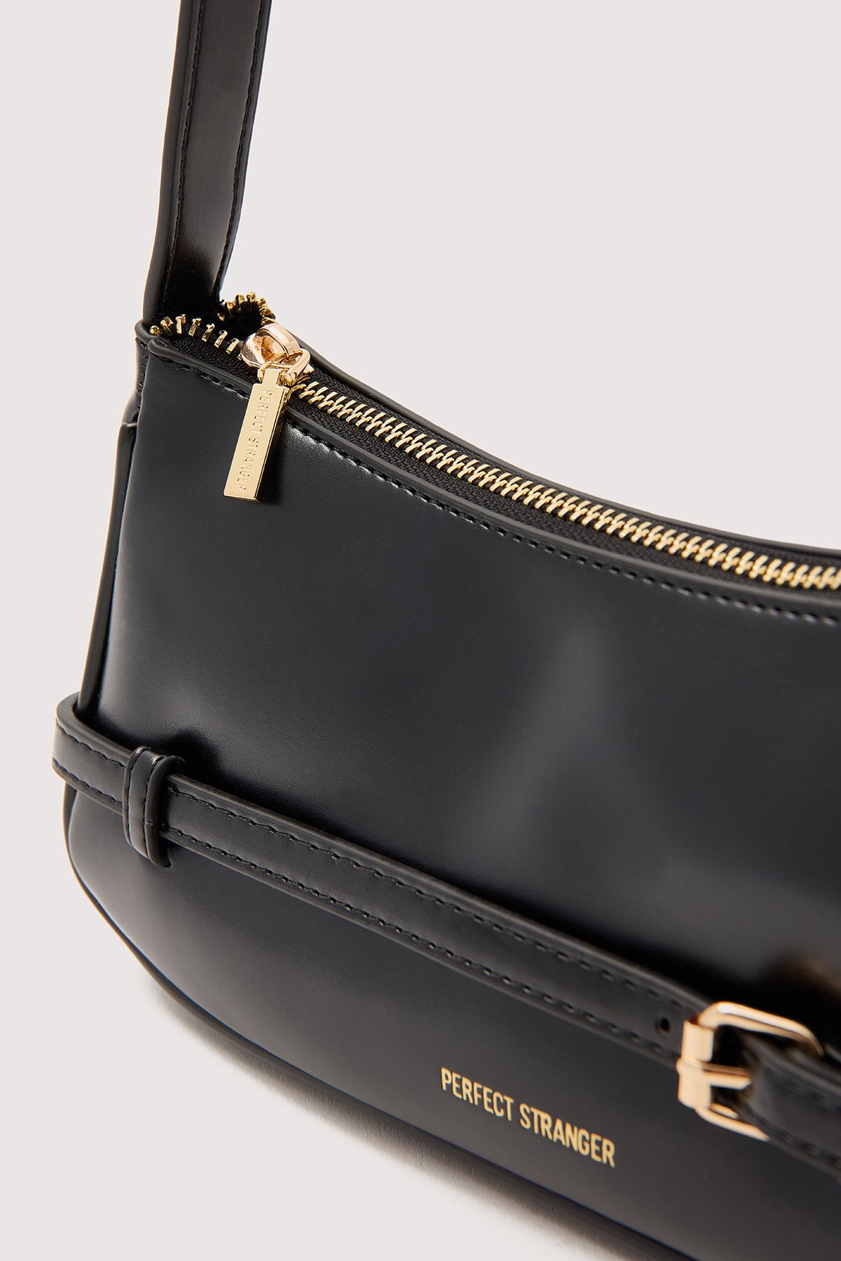 Perfect Stranger Selene Mini Buckle Handbag Black
