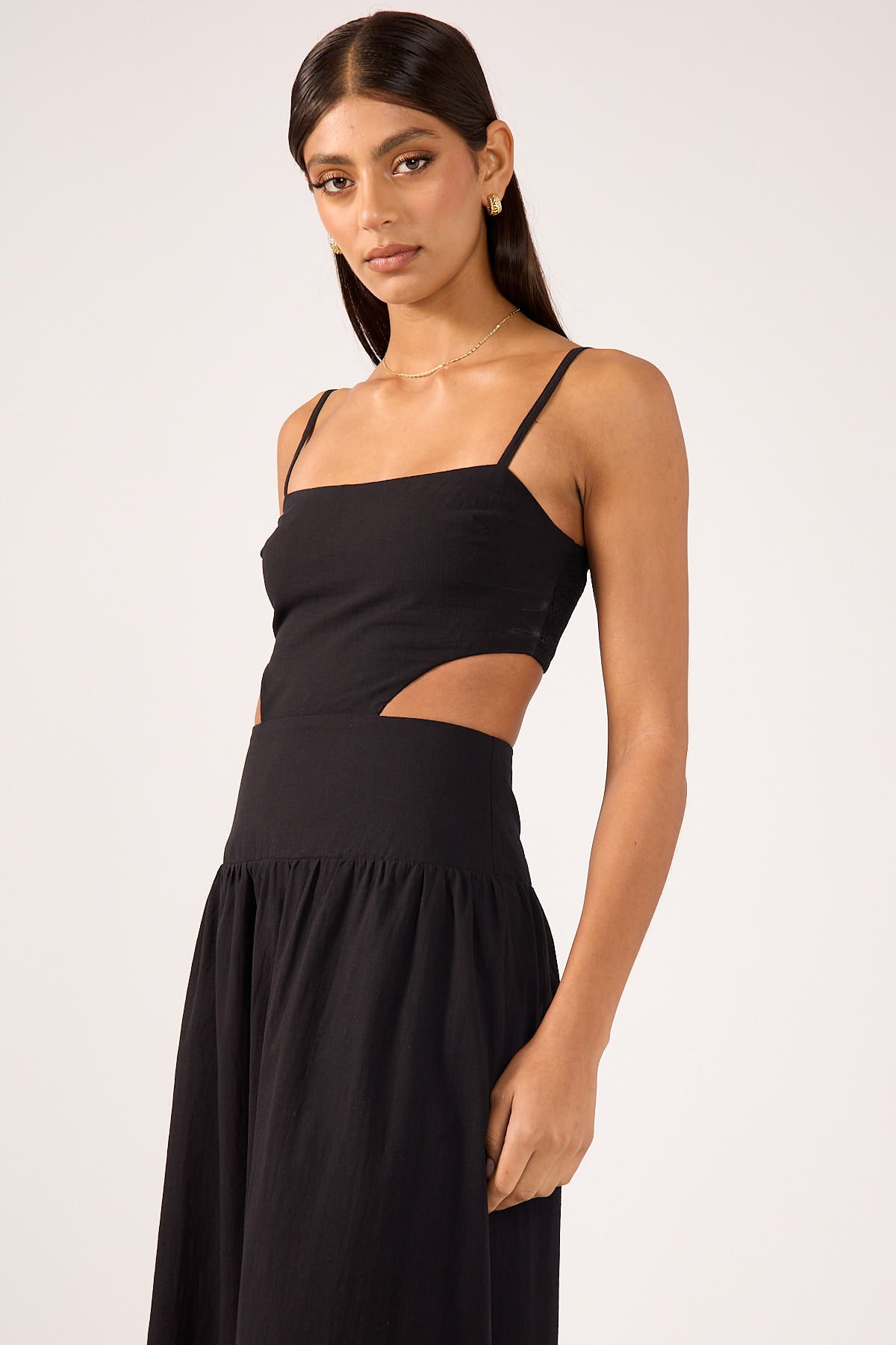 Perfect Stranger Tawny Floret Midi Dress Coral
