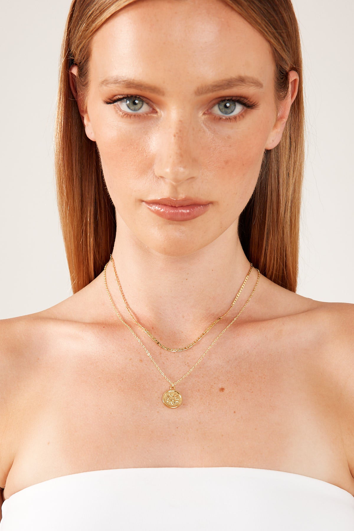 Perfect Stranger Xanthe Necklace 2 Pack 18k Gold Plated Gold