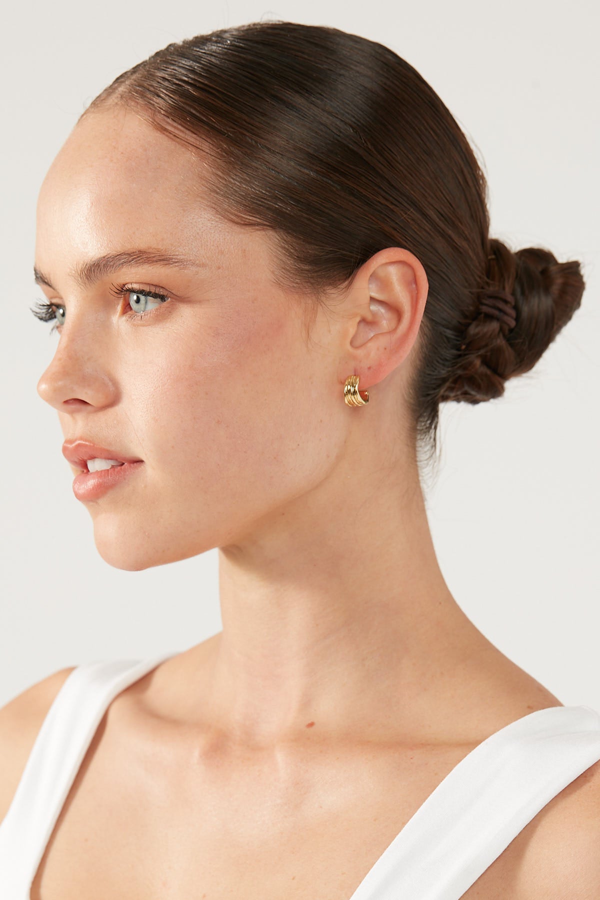 Perfect Stranger Nia Earring 18k Gold Plated Gold
