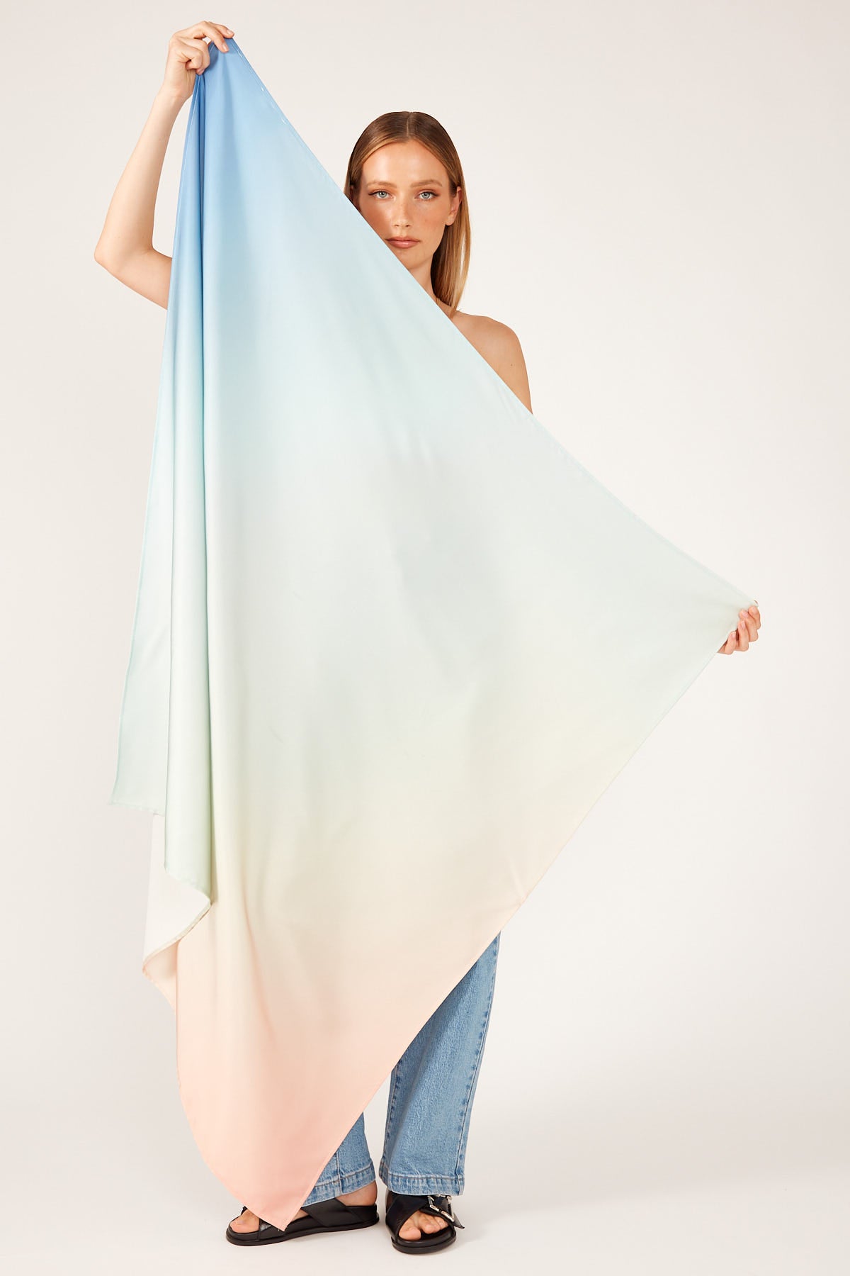 Perfect Stranger TRAMONTO MULTIWAY SATIN SCARF Multi