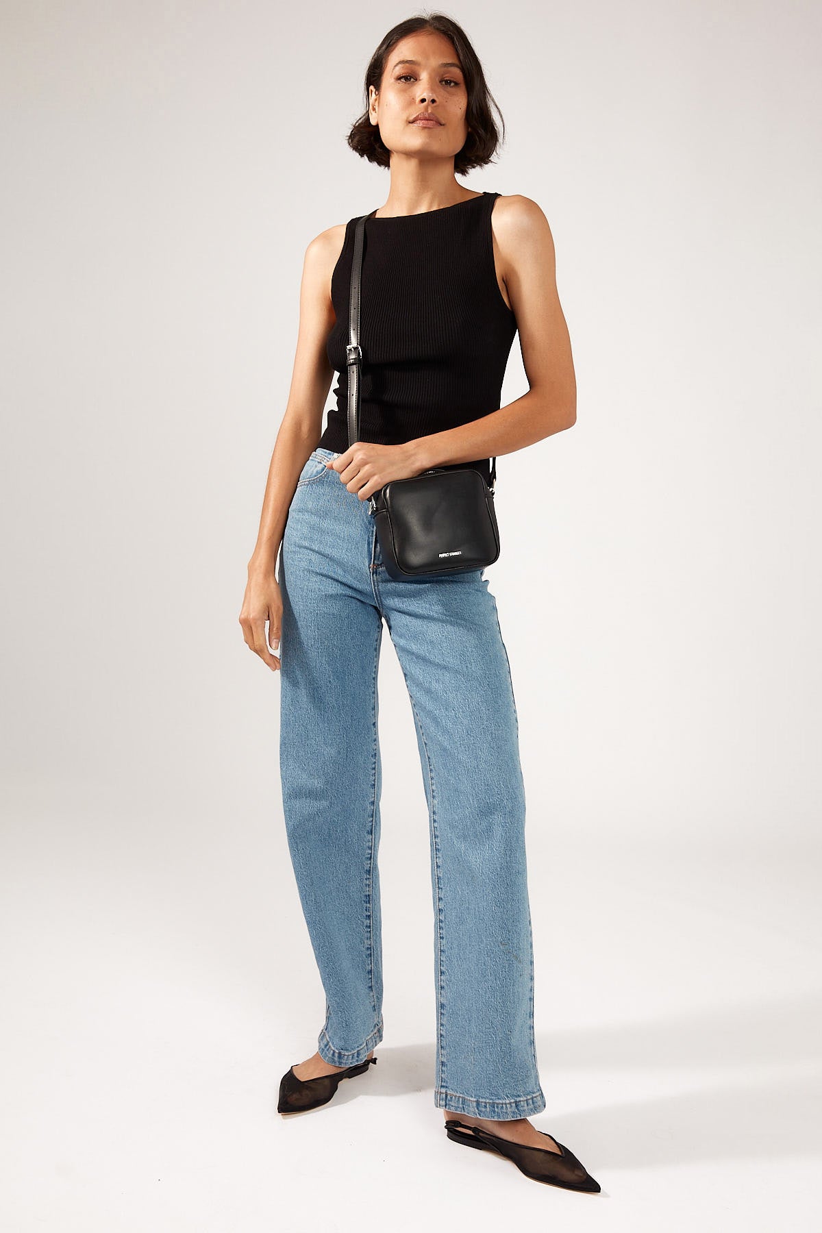 Perfect Stranger Giselle Boxy Handbag Black