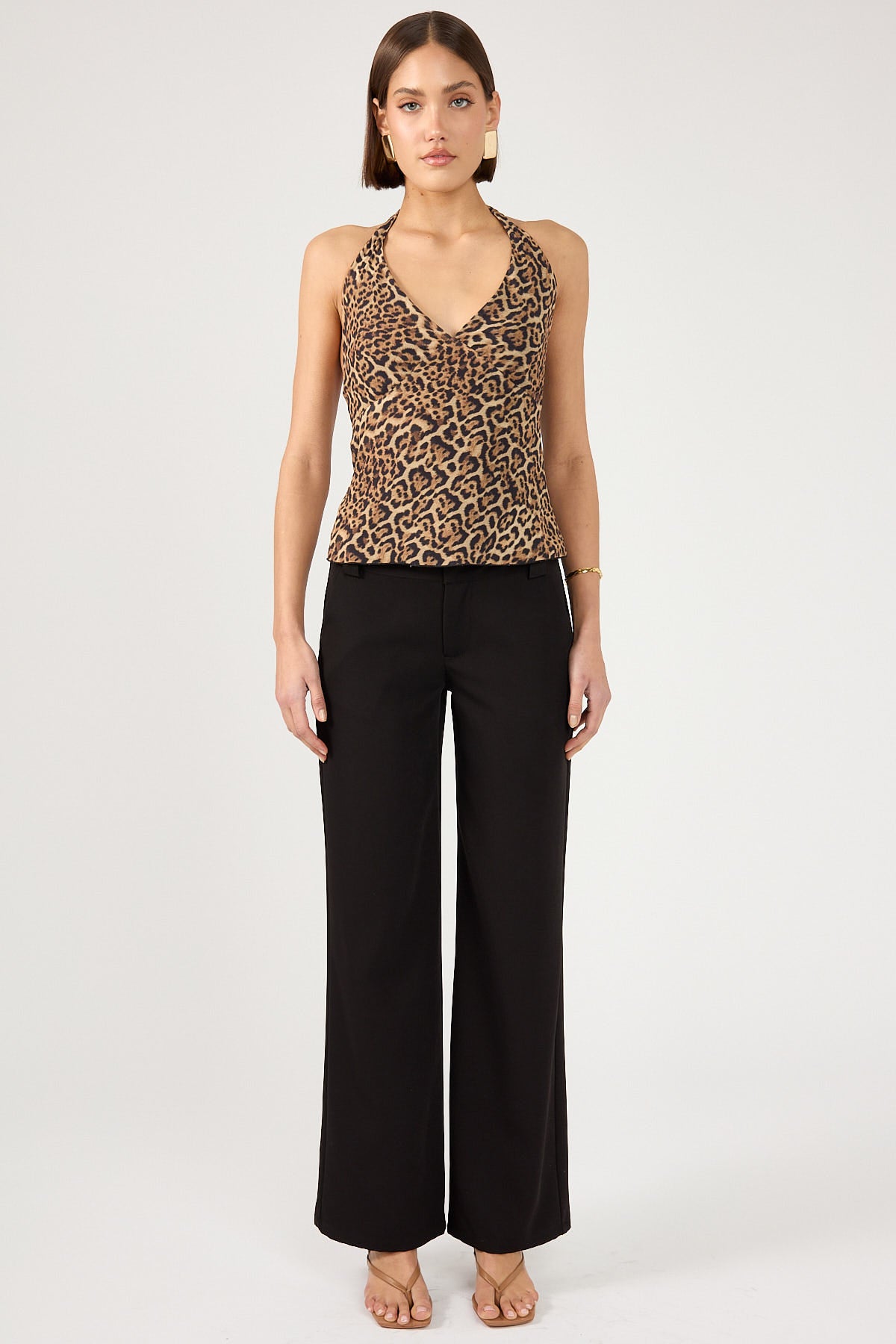 Perfect Stranger Cocona Low Rise Recycled Tailored Pant Black