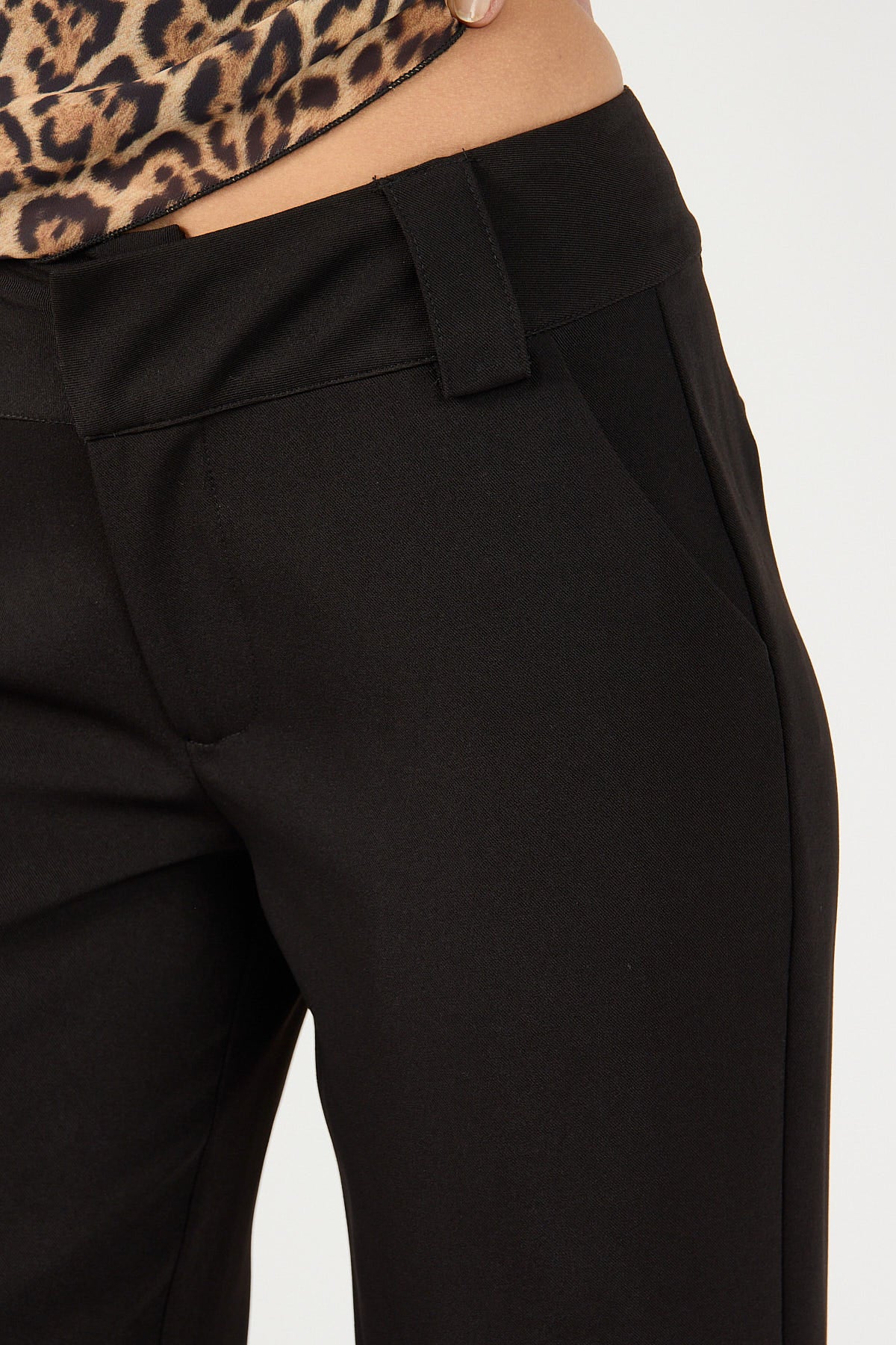 Perfect Stranger Cocona Low Rise Recycled Tailored Pant Black