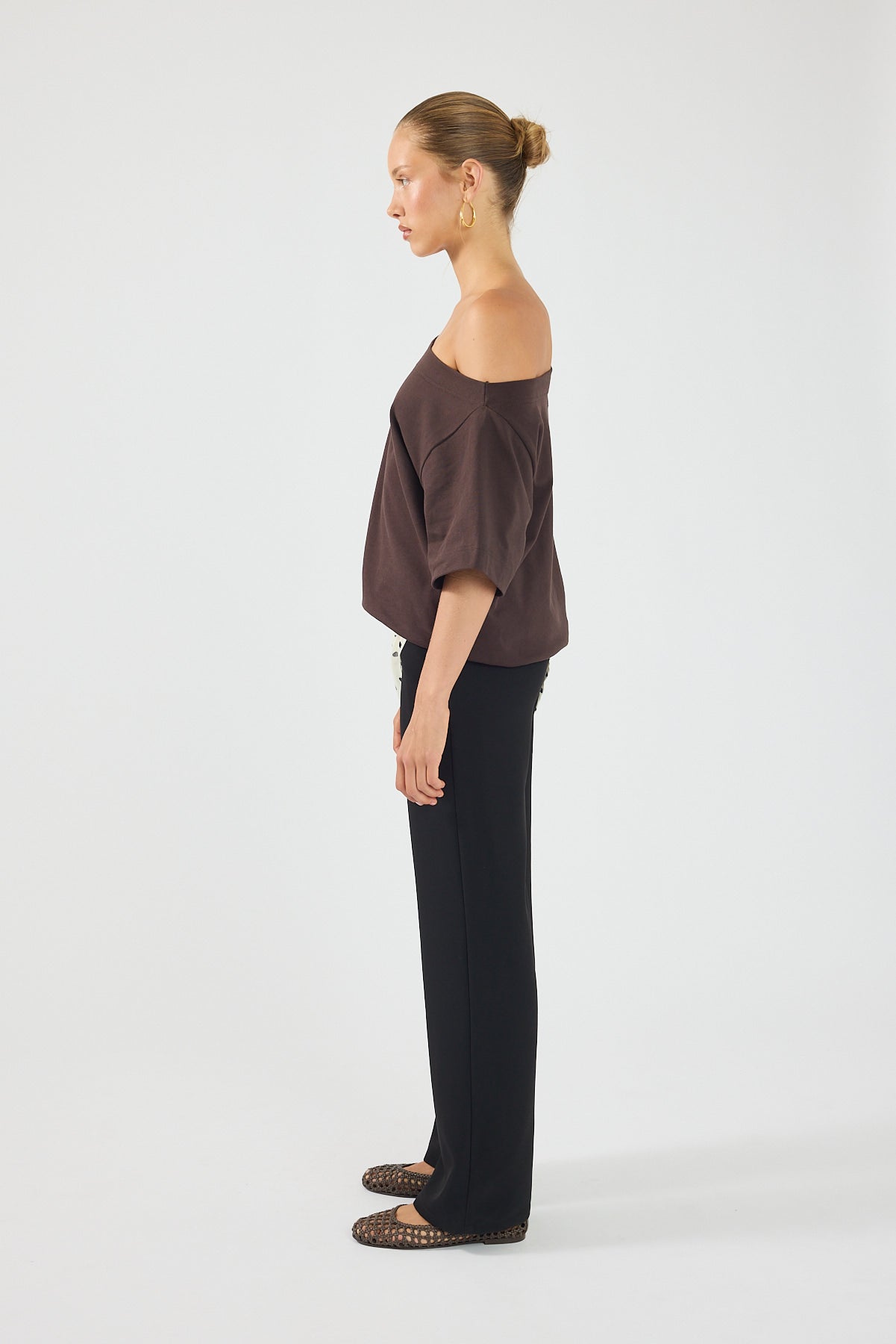 Perfect Stranger Cocona Low Rise Recycled Tailored Pant Black