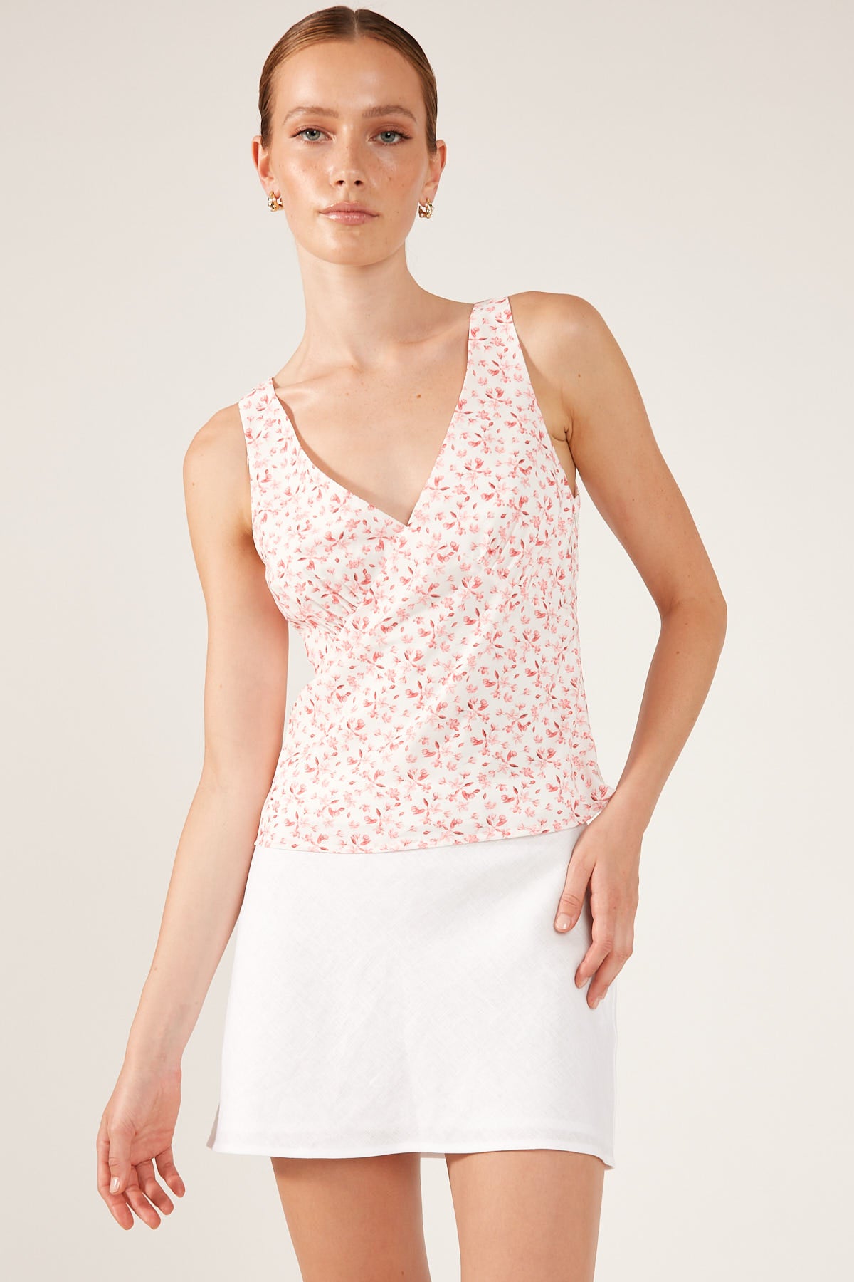 Perfect Stranger Camelia V Cami Top Multi