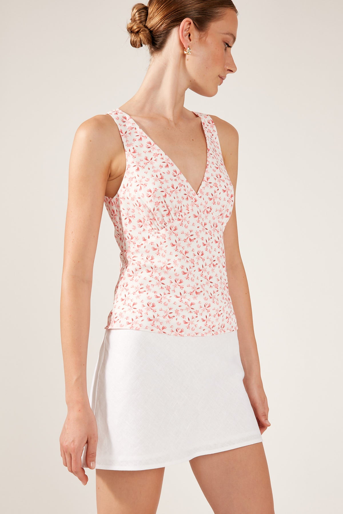 Perfect Stranger Camelia V Cami Top Multi