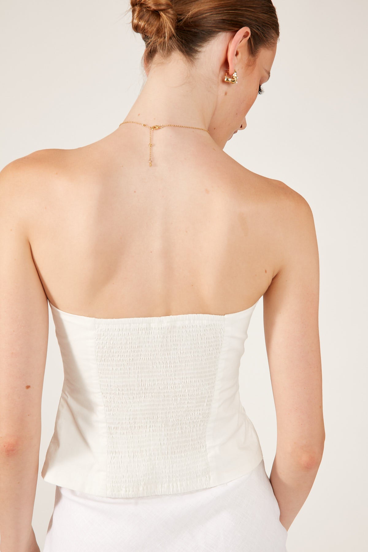 Perfect Stranger Sofia Strapless Top White