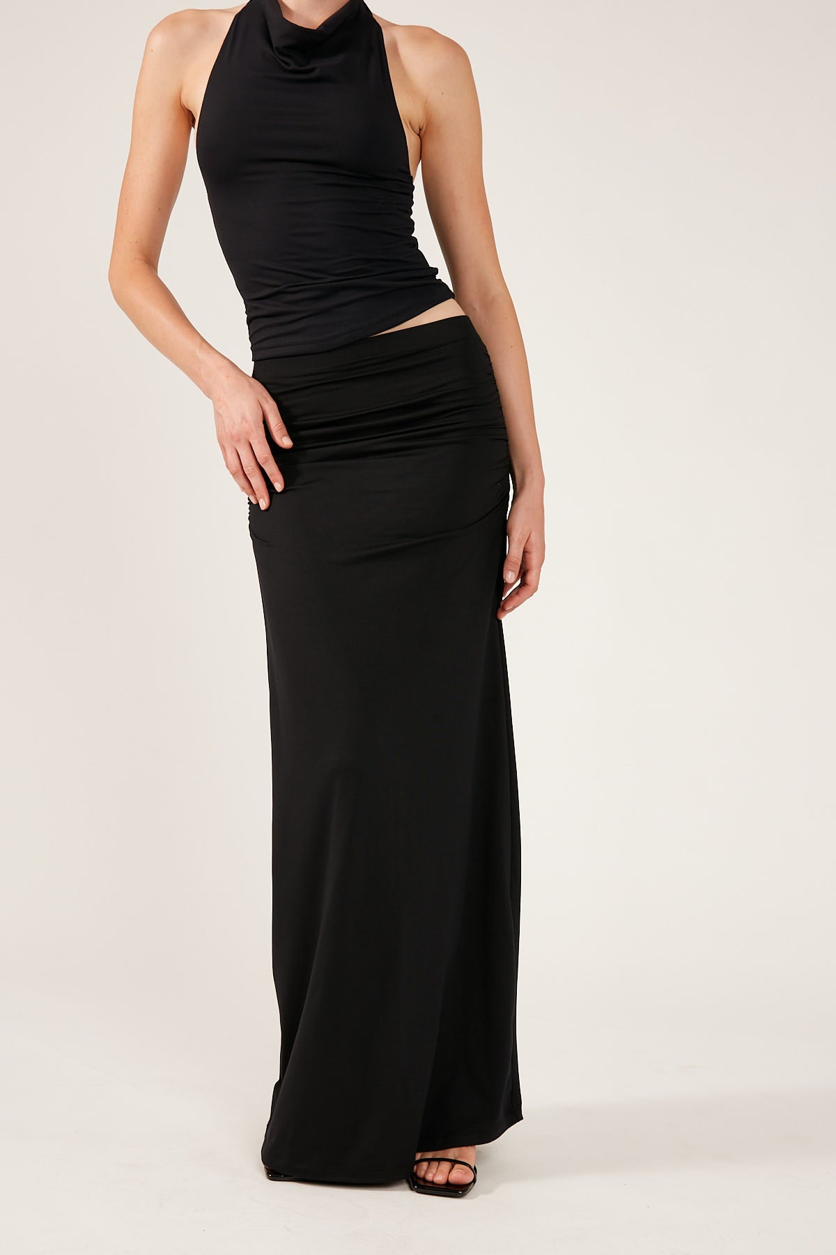 Perfect Stranger Cora Midi Skirt Black