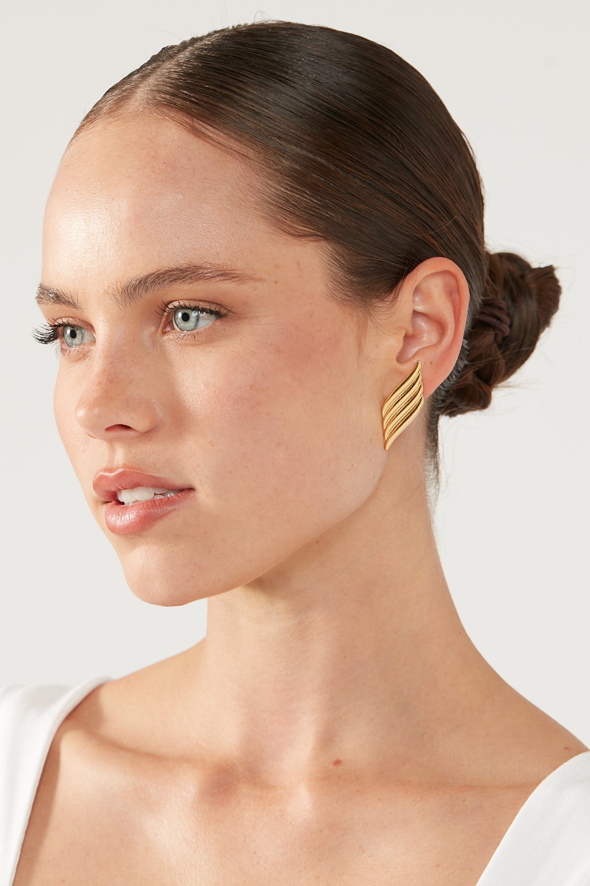 Perfect Stranger Kylie Earrings 18k Gold Plated